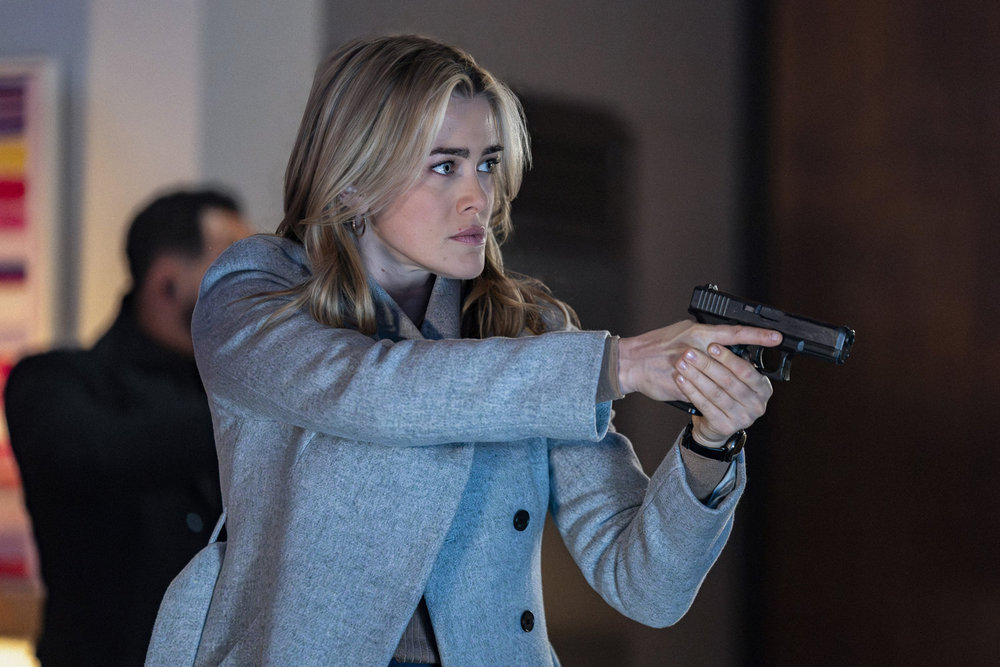 THE HUNTING PARTY Season 2 Episode 12 -- "Nancy Albright " Episode 212 -- Pictured: Melissa Roxburgh as Rebecca "Bex" Henderson -- (Photo by: Ralph Bavaro/NBC)