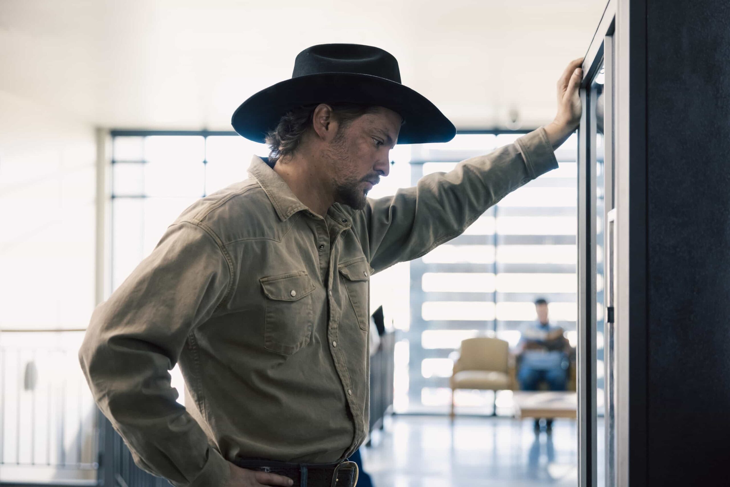 "Playing with Fire" -- CBS Original Series MARSHALS, scheduled to air on Sunday, May 3 (8:00-9:00 PM ET/PT). Pictured: Luke Grimes as Kayce Dutton. Photo: Fred Hayes/CBS ©2025 CBS Broadcasting, Inc. All Rights Reserved.