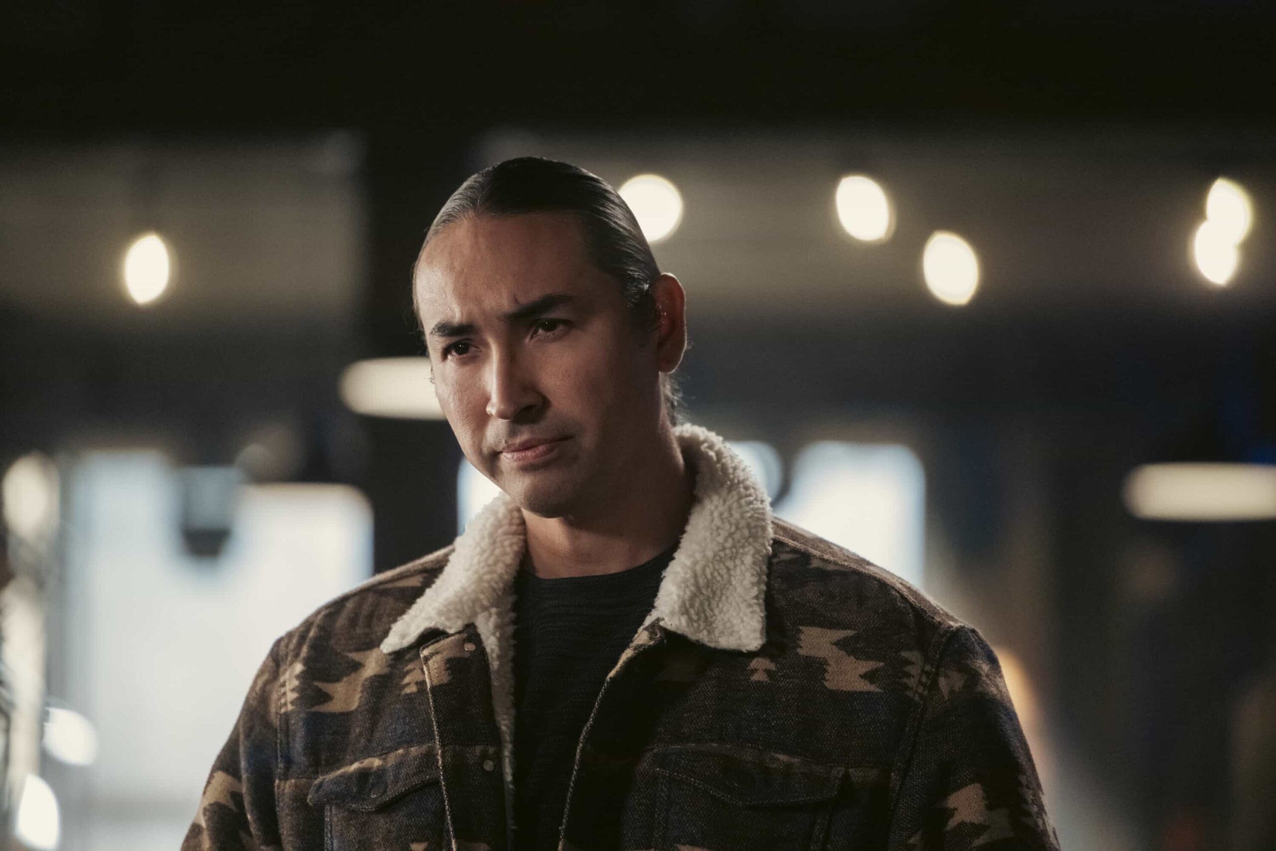 Marshals Season 1 Episode 10  "Playing with Fire" -- Coverage of the CBS Original Series MARSHALS, scheduled to air on Sunday, May 3 (8:00-9:00 PM, ET/PT). Pictured: Tatanka Means as Miles. Photo: Fred Hayes/CBS ©2025 CBS Broadcasting, Inc. All Rights Reserved.