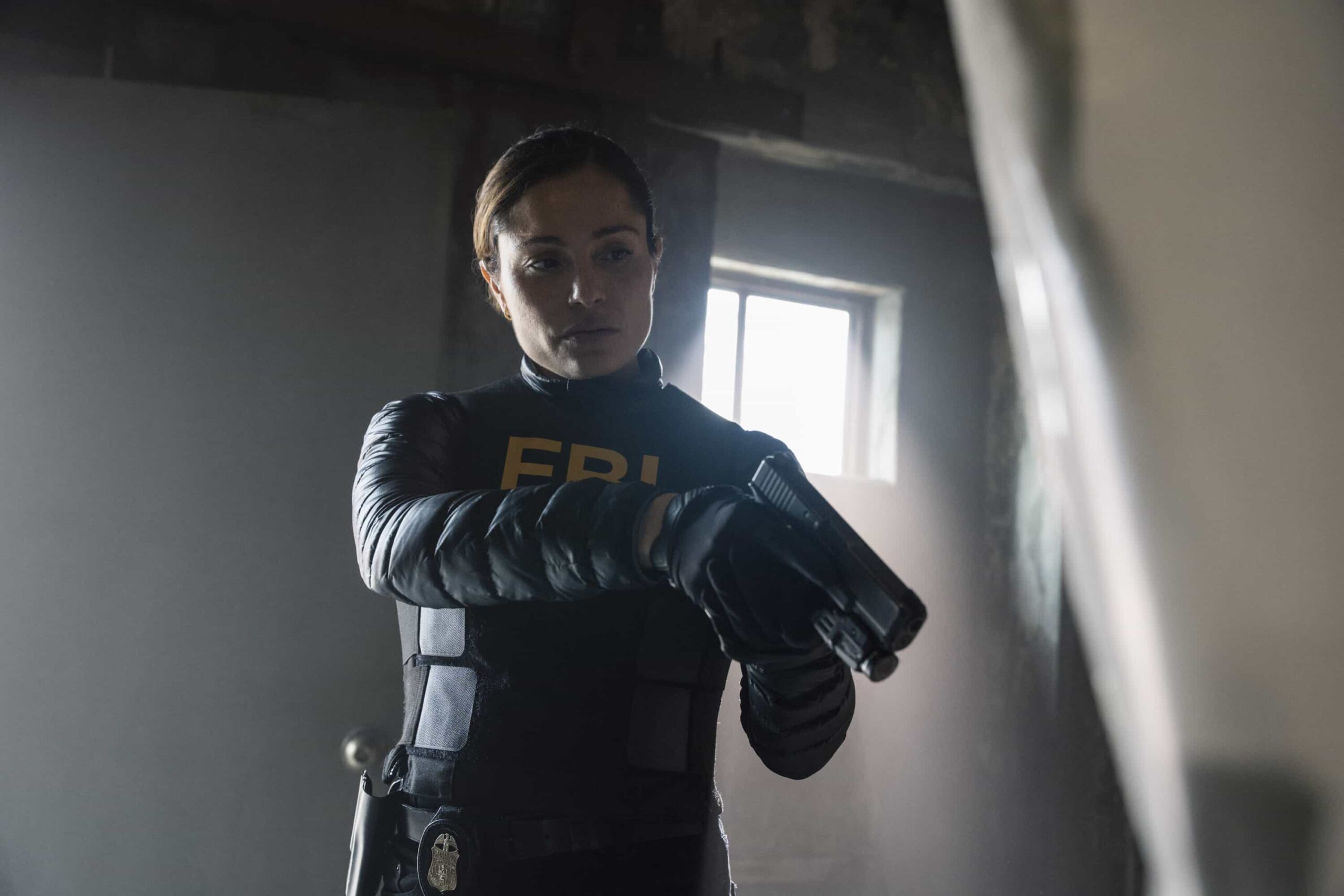 “Roleplay” — CBS Original Series FBI, scheduled to air on Monday, May 4 (9:00-10:00 PM, ET/PT).  Pictured: Juliana Aidén Martinez as Eva Ramos. Photo: Bennett Raglin/CBS ©2026 CBS Broadcasting, Inc. All Rights Reserved.
