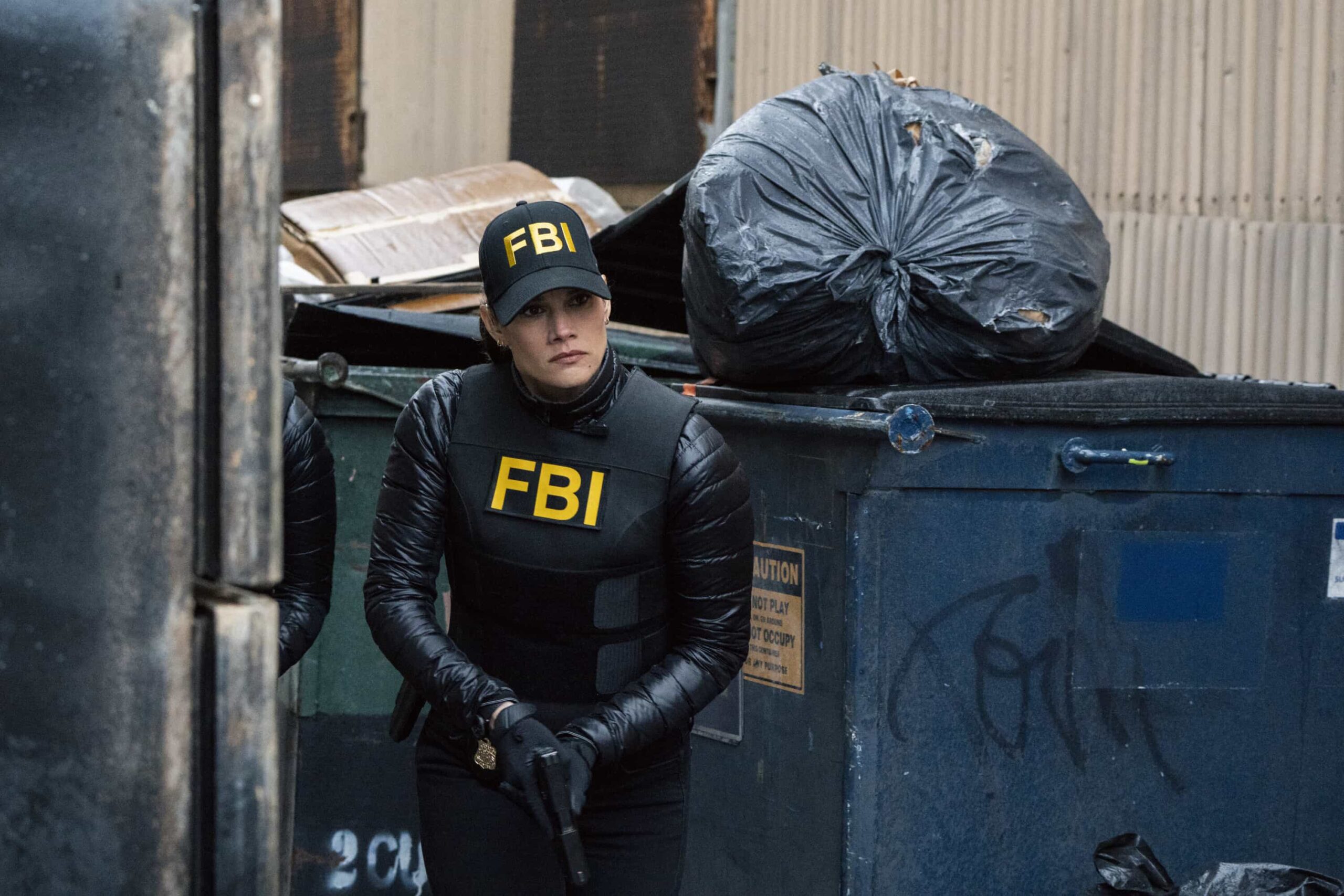 “Roleplay” — CBS Original Series FBI, scheduled to air on Monday, May 4 (9:00-10:00 PM, ET/PT).  Pictured: Missy Peregrym as Special Agent Maggie Bell. Photo: Bennett Raglin/CBS ©2026 CBS Broadcasting, Inc. All Rights Reserved.