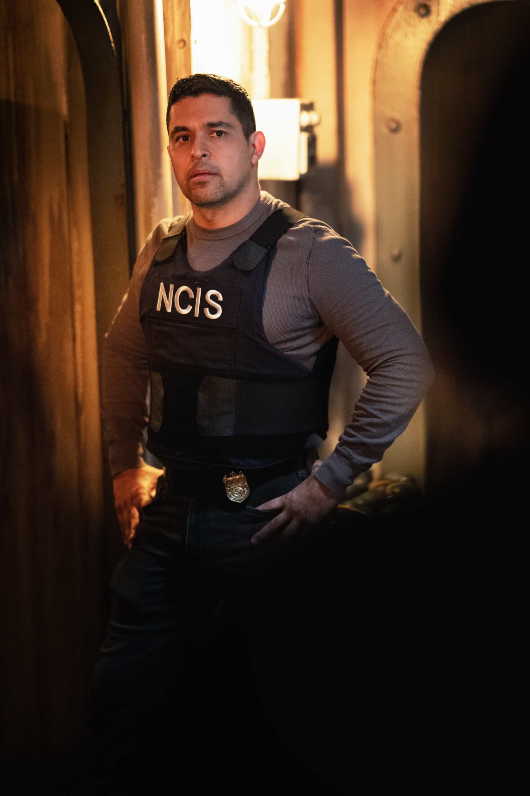 “DEAL WITH THE DEVIL” - CBS Original Series NCIS, scheduled to air TUESDAY, MAY 5 (8:00 PM ET/PT)  Pictured (L-R): Wilmer Valderrama as Nick Torres Photo: Robert Voets/CBS  ©2026 CBS Broadcasting, Inc. All Rights Reserved.