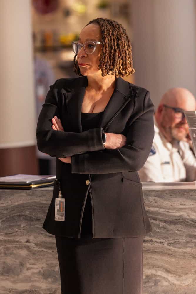 CHICAGO MED -- "Hell Breaks Loose" Episode 1120 -- Pictured: S. Epatha Merkerson as Sharon Goodwin -- (Photo by: George Burns Jr/NBC)