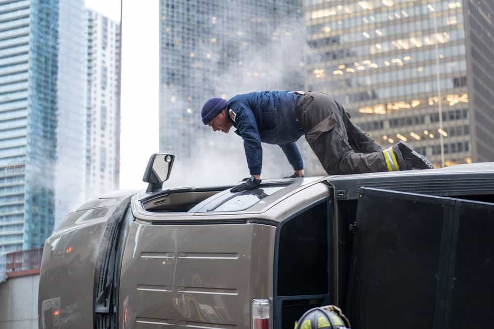 CHICAGO FIRE -- "Speak of the Devil" Episode 1420 -- Pictured: Taylor Kinney as Severide -- (Photo by: Peter Gordon/NBC)