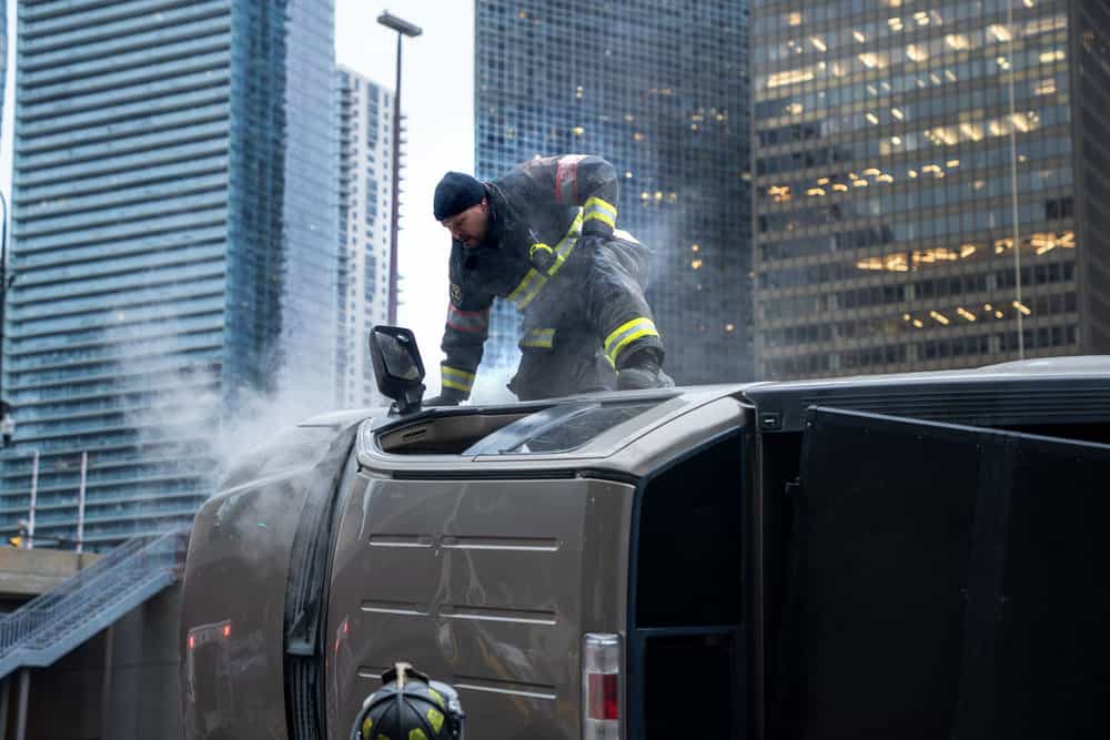 CHICAGO FIRE -- "Speak of the Devil" Episode 1420 -- Pictured: Joe Minoso as Cruz -- (Photo by: Peter Gordon/NBC)