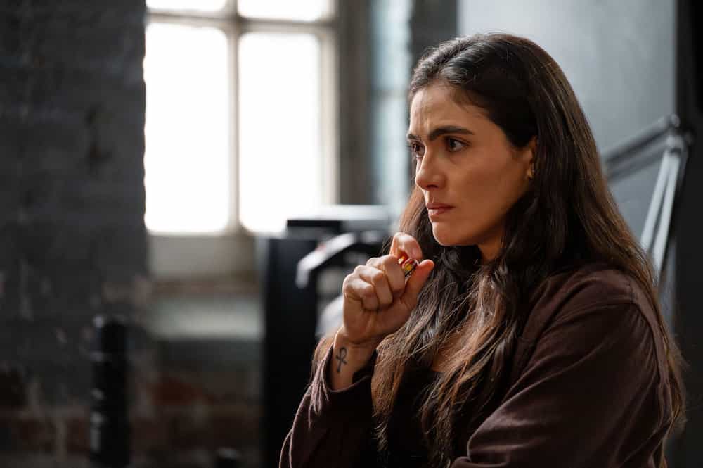 CHICAGO P.D. Season 13 Episode 20 Photo -- "The Lost Years" Episode 1320 -- Pictured: Arienne Mandi as Eva Imani -- (Photo by: Lori Allen/NBC)