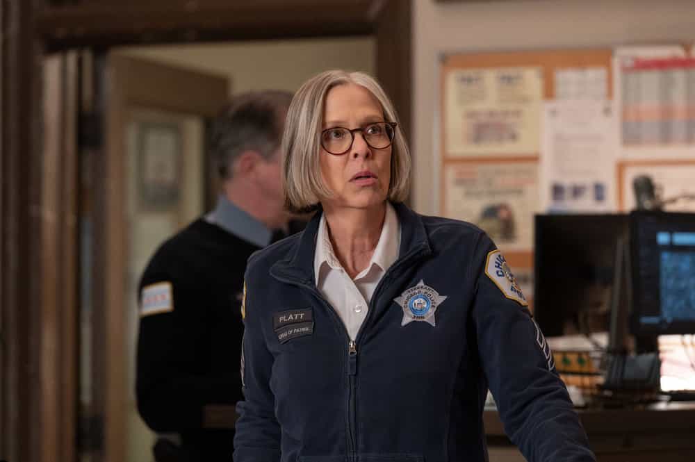 CHICAGO P.D. -- "The Lost Years" Episode 1320 -- Pictured: Amy Morton as Desk Sgt. Trudy Platt -- (Photo by: Lori Allen/NBC)