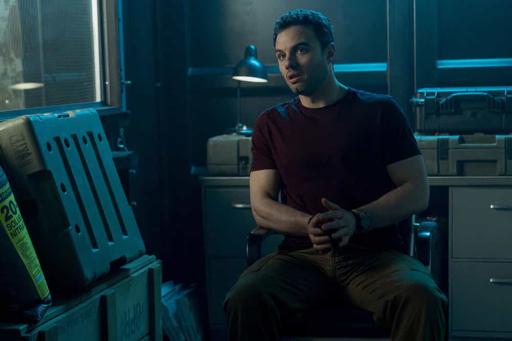 THE HUNTING PARTY -- "Xander Wax" Episode 213 -- Pictured: Josh McKenzie as Shane Florence -- (Photo by: Ralph Bavaro/NBC)