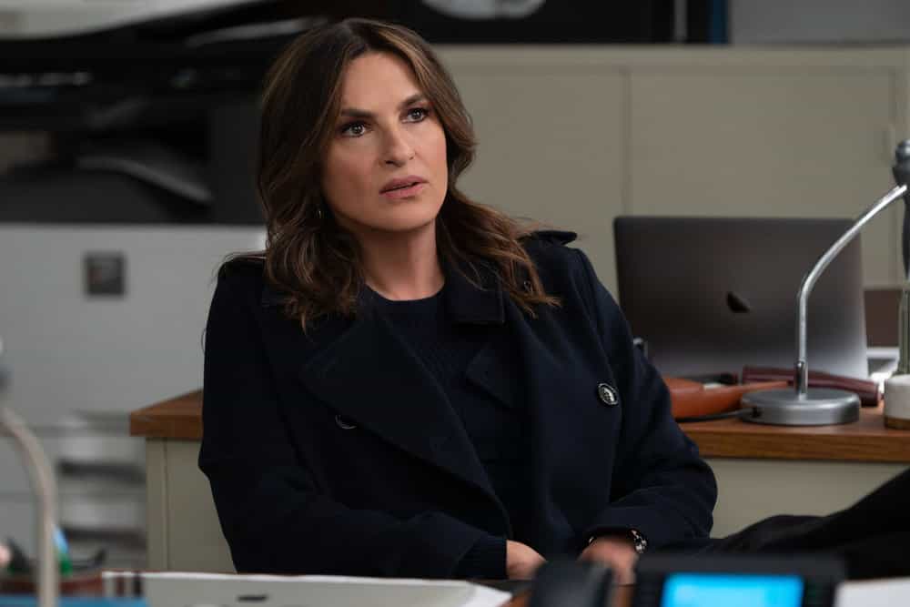 Law & Order SVU Season 27 Episode 20 -- "Old Friends" Episode 27020 -- Pictured: Mariska Hargitay as Capt. Olivia Benson -- (Photo by: Virginia Sherwood/NBC)