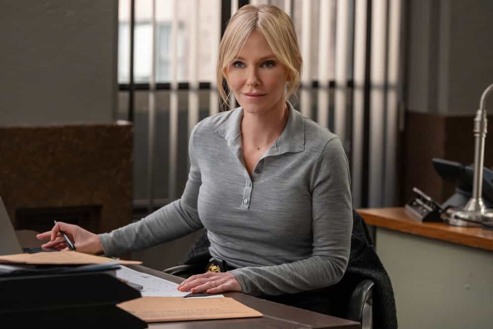 LAW & ORDER: SPECIAL VICTIMS UNIT -- "Old Friends" Episode 27020 -- Pictured: Kelli Giddish as Sgt. Amanda Rollins -- (Photo by: Virginia Sherwood/NBC)
