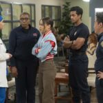 9-1-1 Season 9 Episode 18 Finale ALINE ELASMAR, AISHA HINDS, CORINNE MASSIAH, ANIRUDH PISHARODY, KENNETH CHOI