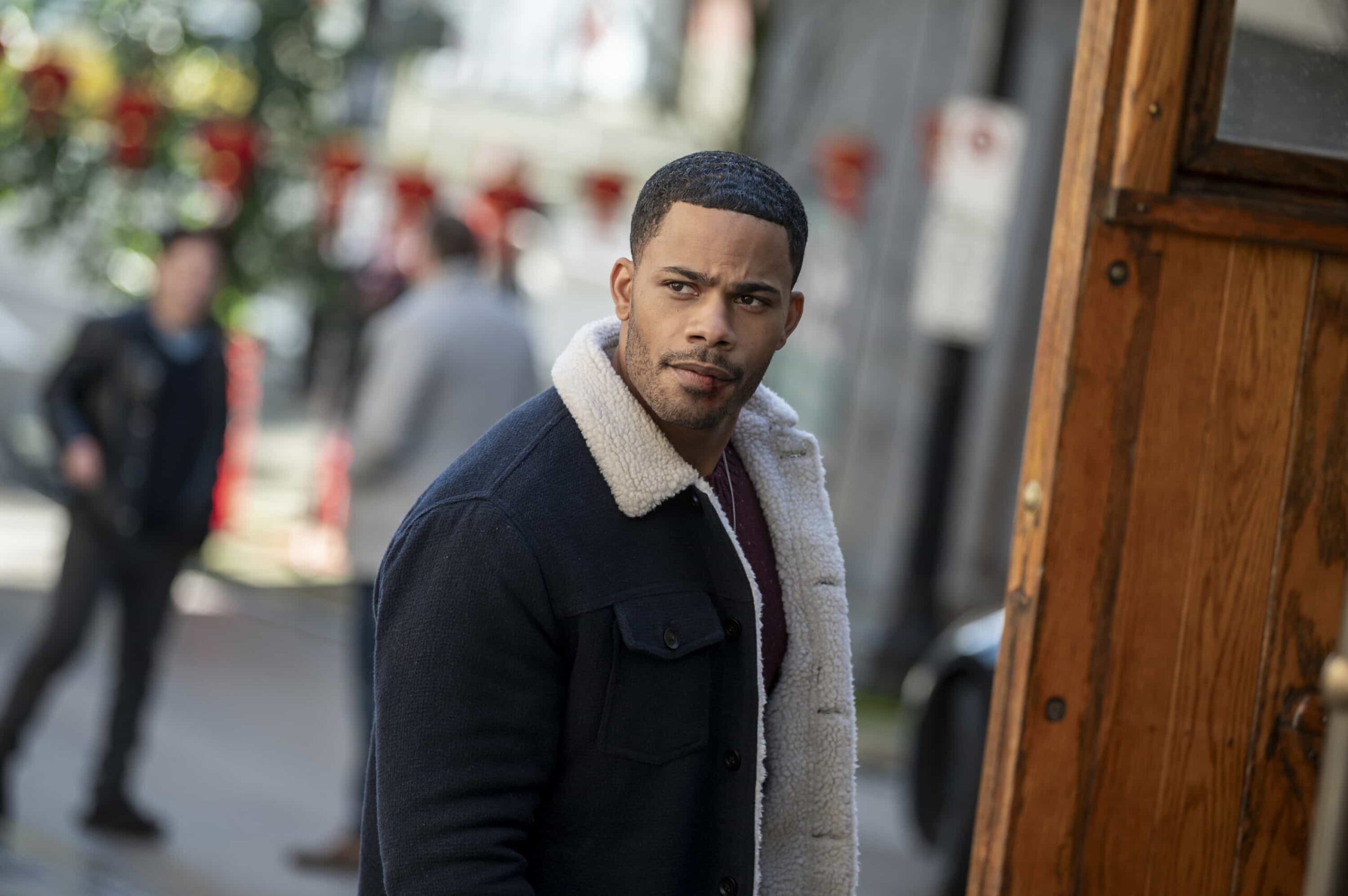 Fire Country Season 4 Episode 18 "Best Man" -- CBS Original Series FIRE COUNTRY, scheduled to air on Friday, May 8 (9:00-10:00 PM, ET/PT).  Pictured: Jordan Calloway as Jake Crawford. Photo: Sergei Bachlakov/CBS ©2026 CBS Broadcasting, Inc. All Rights Reserved.
