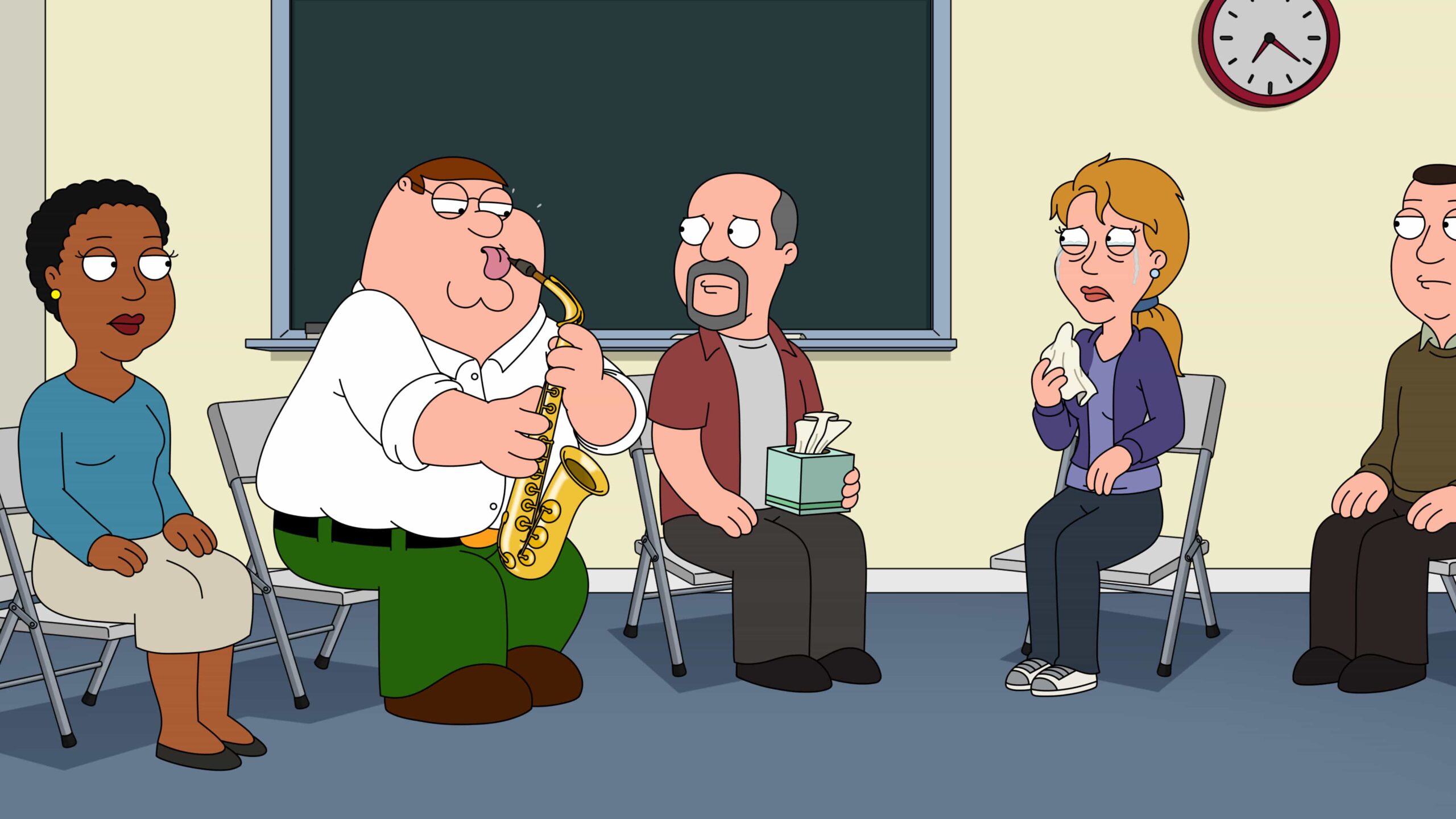 FAMILY GUY: A powerful sleeping aid medication gives Joe the ability to walk while he is asleep, but Joe grows concerned when it becomes clear that the guys prefer his sleepwalking self in the all-new "Let the Goodtimes Walk" episode of Family Guy airing Sunday, May 10 (8:00-8:31 PM ET/PT) on FOX. FAMILY GUY © 2026 by 20th Television