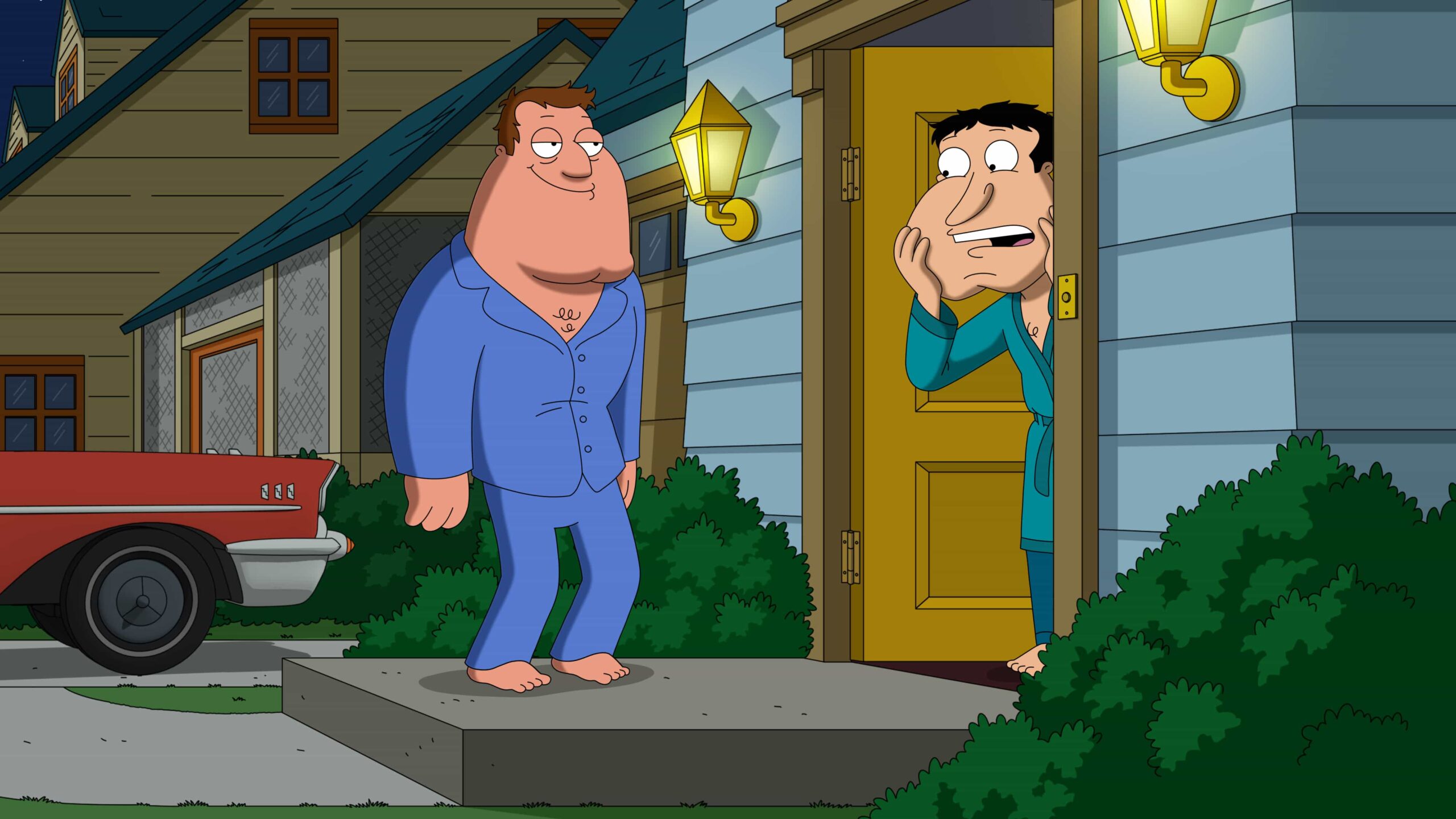 FAMILY GUY: A powerful sleeping aid medication gives Joe the ability to walk while he is asleep, but Joe grows concerned when it becomes clear that the guys prefer his sleepwalking self in the all-new "Let the Goodtimes Walk" episode of Family Guy airing Sunday, May 10 (8:00-8:31 PM ET/PT) on FOX. FAMILY GUY © 2026 by 20th Television