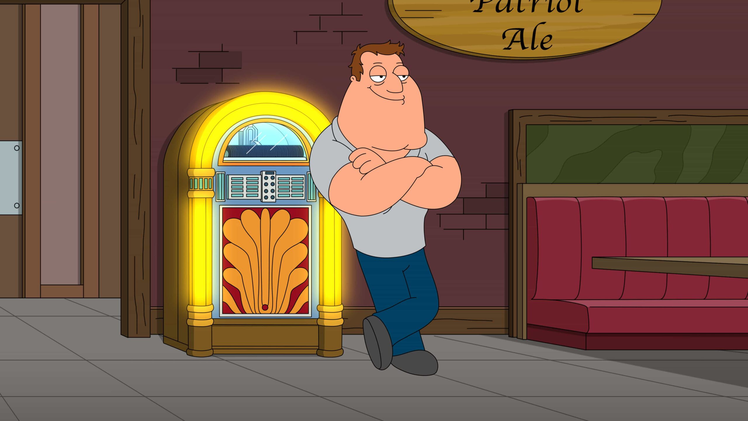FAMILY GUY: A powerful sleeping aid medication gives Joe the ability to walk while he is asleep, but Joe grows concerned when it becomes clear that the guys prefer his sleepwalking self in the all-new "Let the Goodtimes Walk" episode of Family Guy airing Sunday, May 10 (8:00-8:31 PM ET/PT) on FOX. FAMILY GUY © 2026 by 20th Television