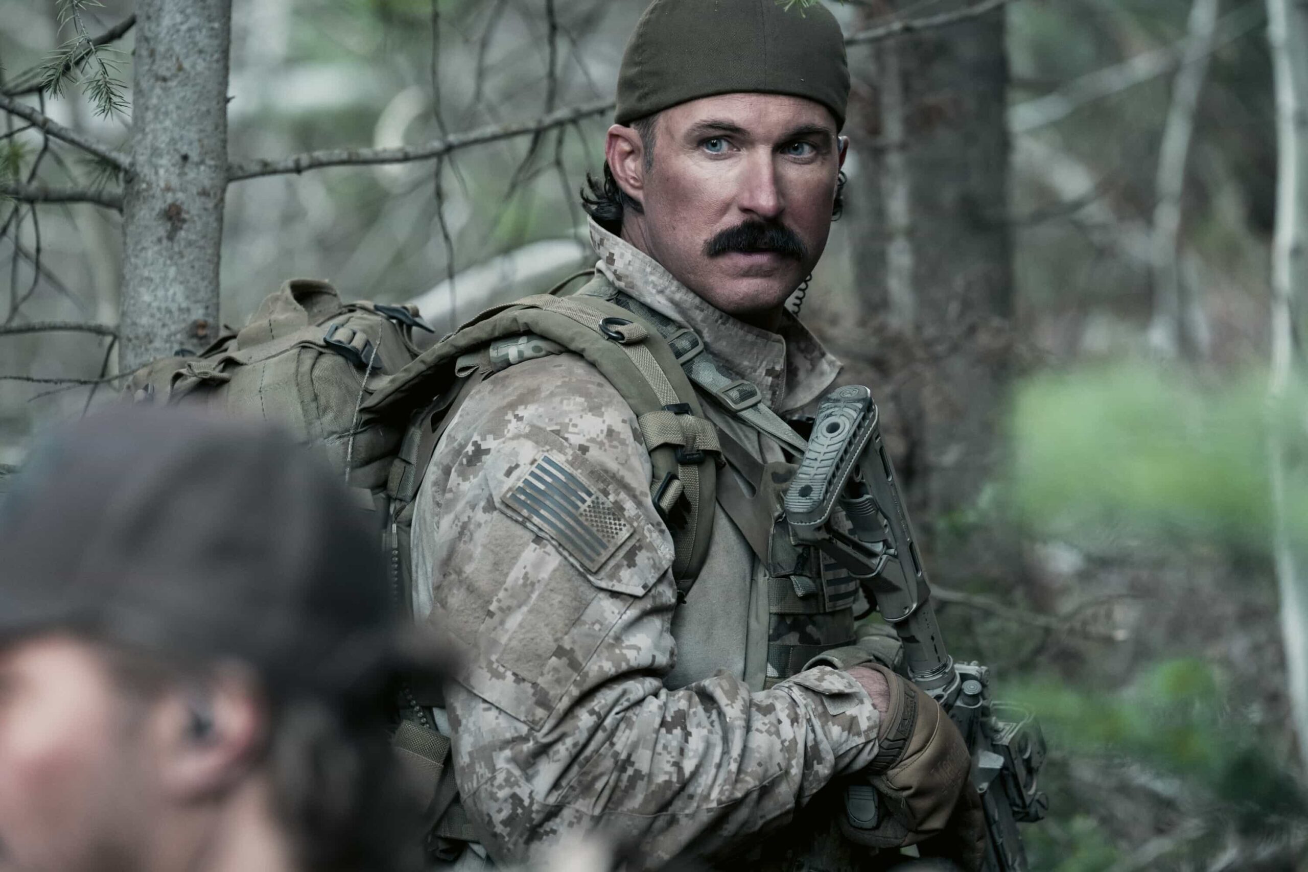 Marshals Season 1 Episode 11 “On Thin Ice” — CBS Original Series MARSHALS, scheduled to air on Sunday, May 10 (8:00-9:00 PM, ET/PT).  Pictured: Riley Green as Garrett. Photo: Zach Dilgard/CBS ©2025 CBS Broadcasting, Inc. All Rights Reserved.