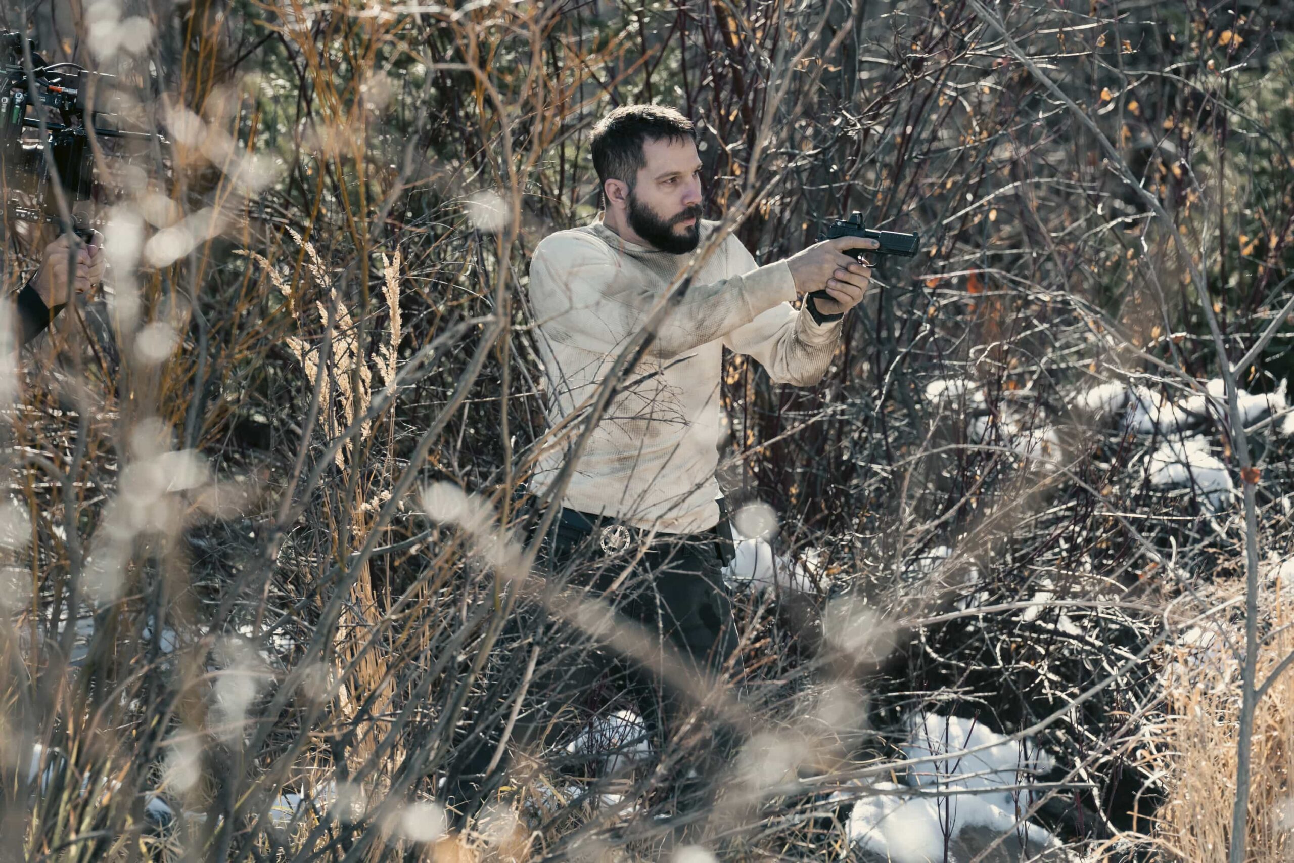 “On Thin Ice” — CBS Original Series MARSHALS, scheduled to air on Sunday, May 10 (8:00-9:00 PM, ET/PT).  Pictured: Logan Marshall-Green as Pete Calvin. Photo: Zach Dilgard/CBS ©2025 CBS Broadcasting, Inc. All Rights Reserved.