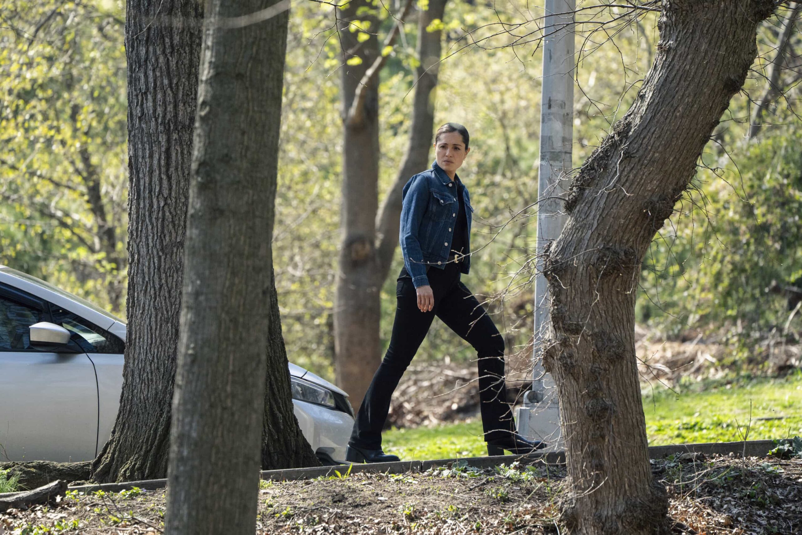 FBI Season 8 Episode 21 “Long Shot” — CBS Original Series FBI, scheduled to air on Monday, May 11 (9:00-10:00 PM, ET/PT).  Pictured: Juliana Aidén Martinez as Eva Ramos. Photo: Bennett Raglin/CBS ©2026 CBS Broadcasting, Inc. All Rights Reserved.