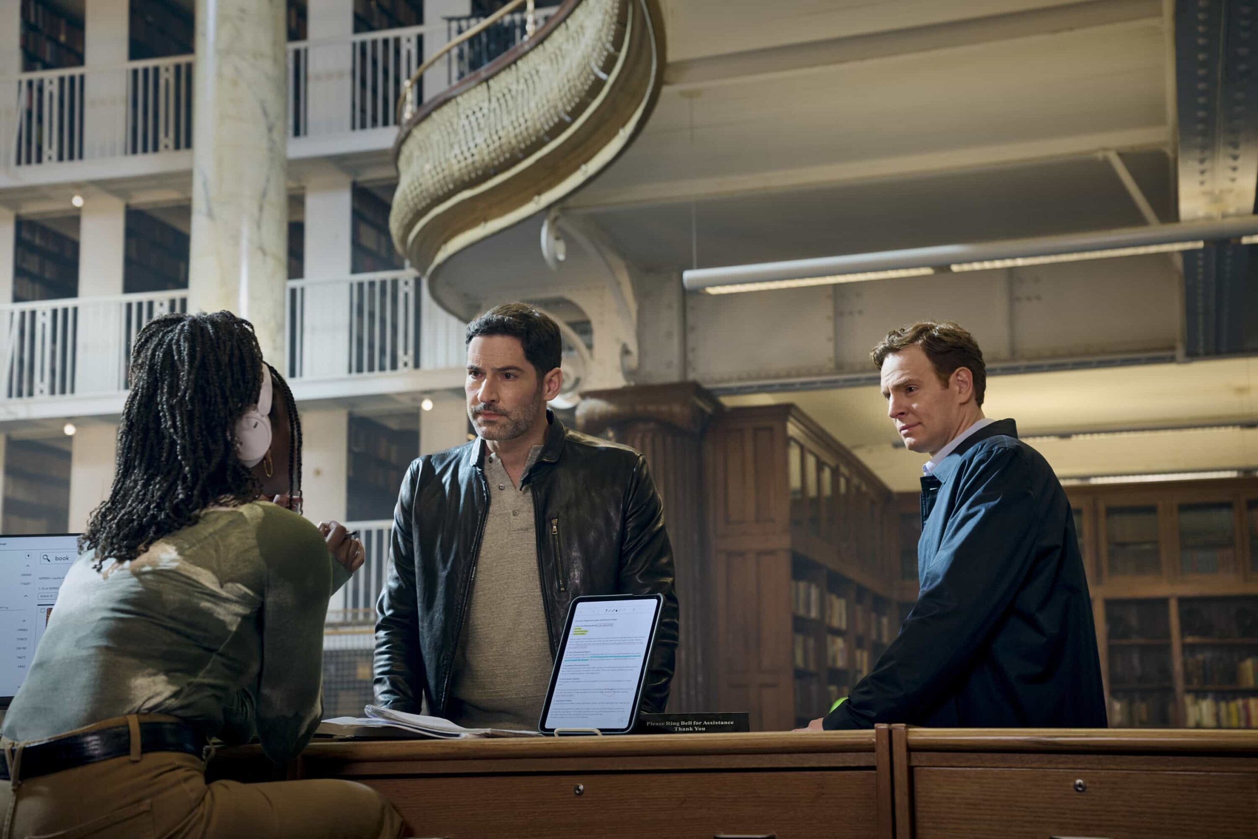 "Forbidden Eye" -- CBS Original Series CIA, scheduled to air on Monday, May 11 (10:00-11:00 PM, ET/PT). Pictured (L-R): Tom Ellis as CIA Case Officer Colin Glass and Nick Gehlfuss as Special Agent Bill Goodman. Photo: Mark Schafer/CBS ©2026 CBS Broadcasting, Inc. All Rights Reserved.