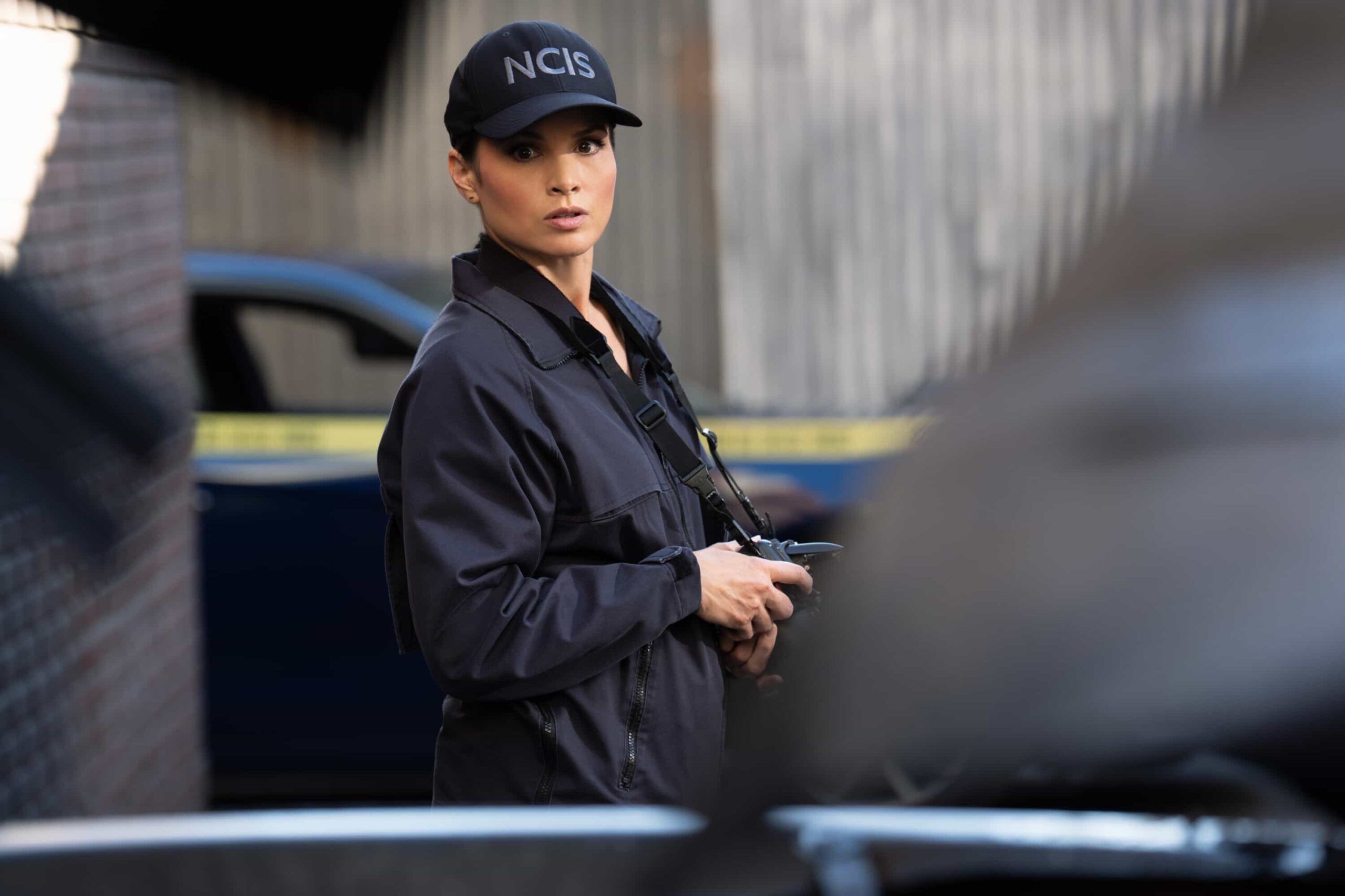 “SONS AND DAUGHTERS” - CBS Original Series NCIS, scheduled to air TUESDAY, MAY 12 (8:00 PM ET/PT)  Pictured (L-R): Katrina Law as Jessica Knight  Photo: Robert Voets/CBS  ©2026 CBS Broadcasting, Inc. All Rights Reserved.