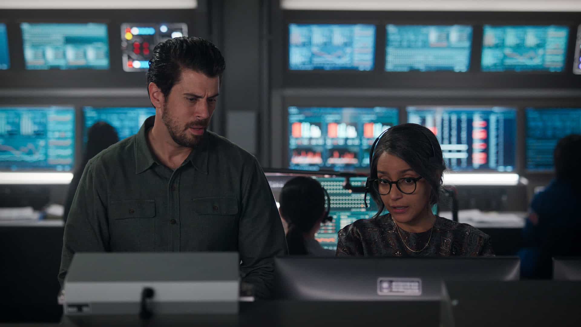 Toby Kebbell and Coral Peña in "For All Mankind," now streaming on Apple TV.