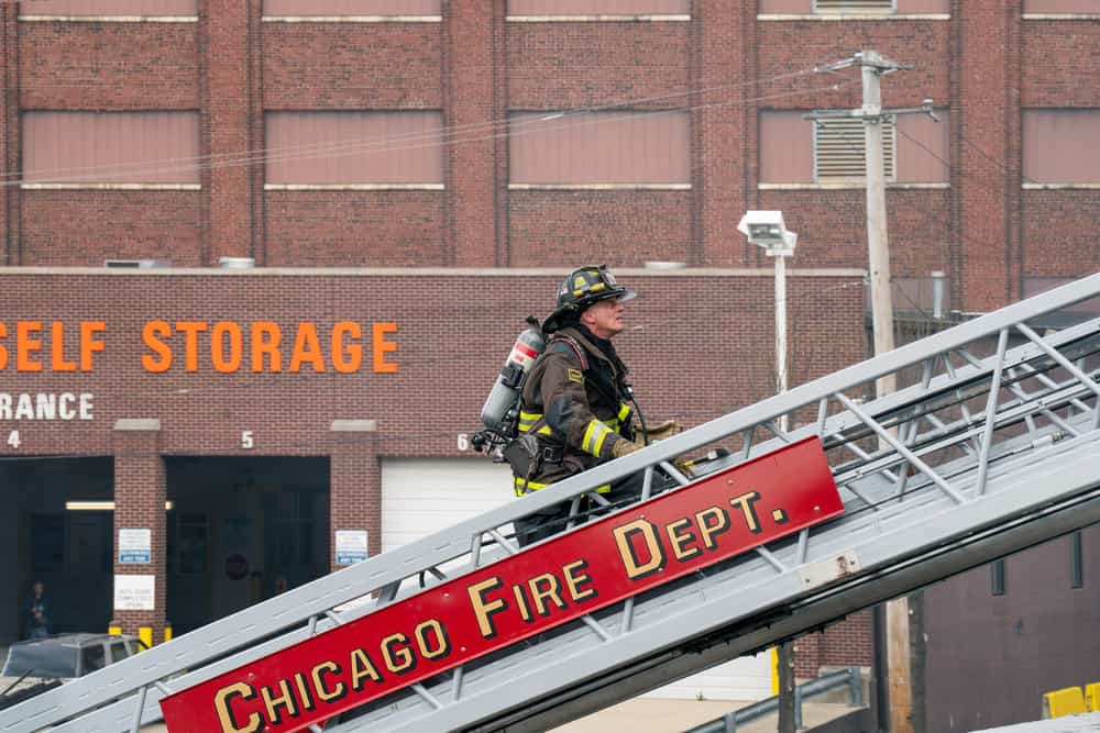 CHICAGO FIRE -- "Thank You" Episode 1421 -- Pictured: David Eigenberg as Christopher Herrmann -- (Photo by: Elizabeth Sisson/NBC)