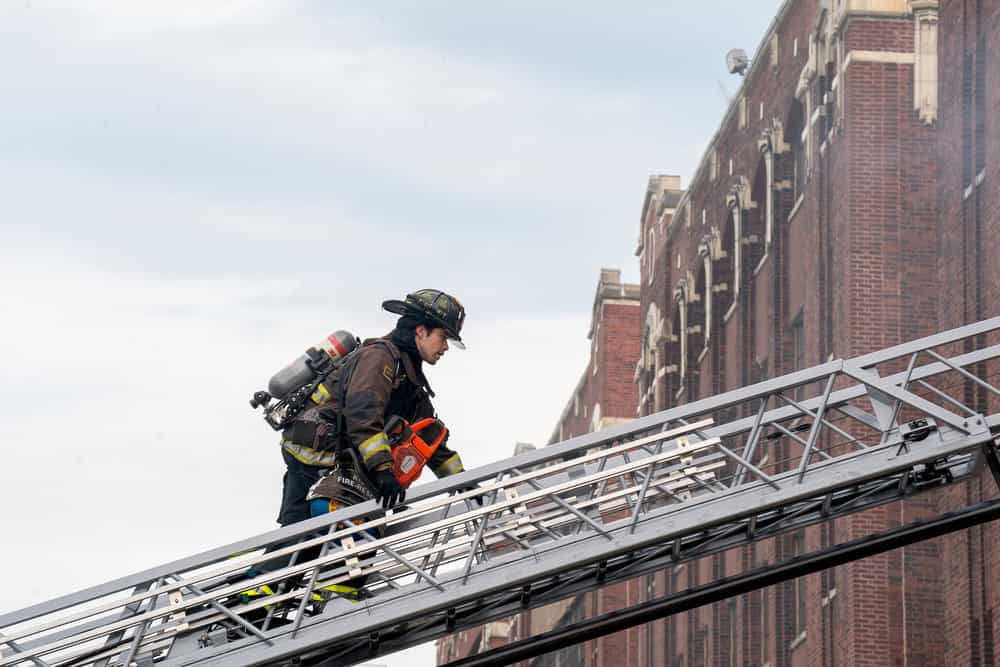 CHICAGO FIRE -- "Thank You" Episode 1421 -- Pictured: Miranda Rae Mayo as Stella Kidd -- (Photo by: Elizabeth Sisson/NBC)
