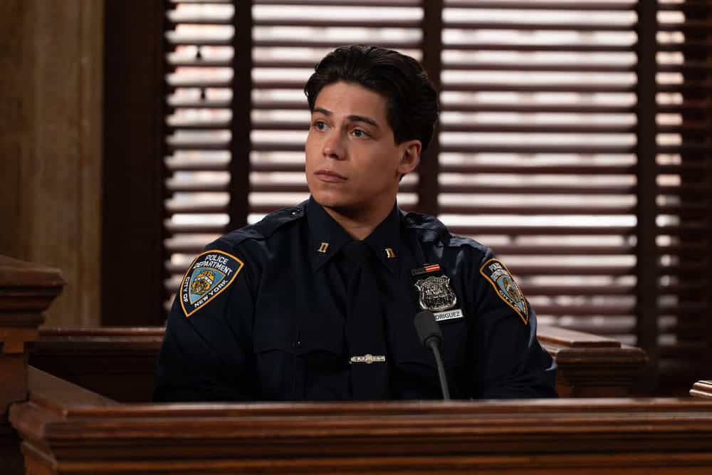 LAW & ORDER: SPECIAL VICTIMS UNIT -- "Monster" Episode 27021 -- Pictured: Joseph Elliot Rodriguez as Officer Rodriguez -- (Photo by: Virginia Sherwood/NBC)