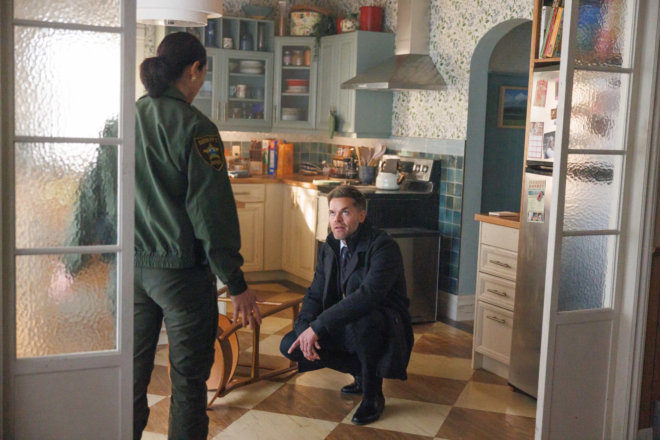 “Compromised” – Sheriff Mickey Fox aids a federal investigation into a high-stakes case involving alleged interstate crime and a web of local land deals. GRAMMY® Award-winner Maren Morris guest stars as Hazel, Skye’s sponsor, on SHERIFF COUNTRY, Friday, May 15 (8:00-9:00 PM, ET/PT) on the CBS Television Network, and streaming on Paramount+ (live and on-demand for Paramount+ Premium plan subscribers, or on-demand for Paramount+.   Pictured: Wes Chatham as Alex Kane. Photo: Darren Goldstein/CBS ©2026 CBS Broadcasting, Inc. All Rights Reserved.