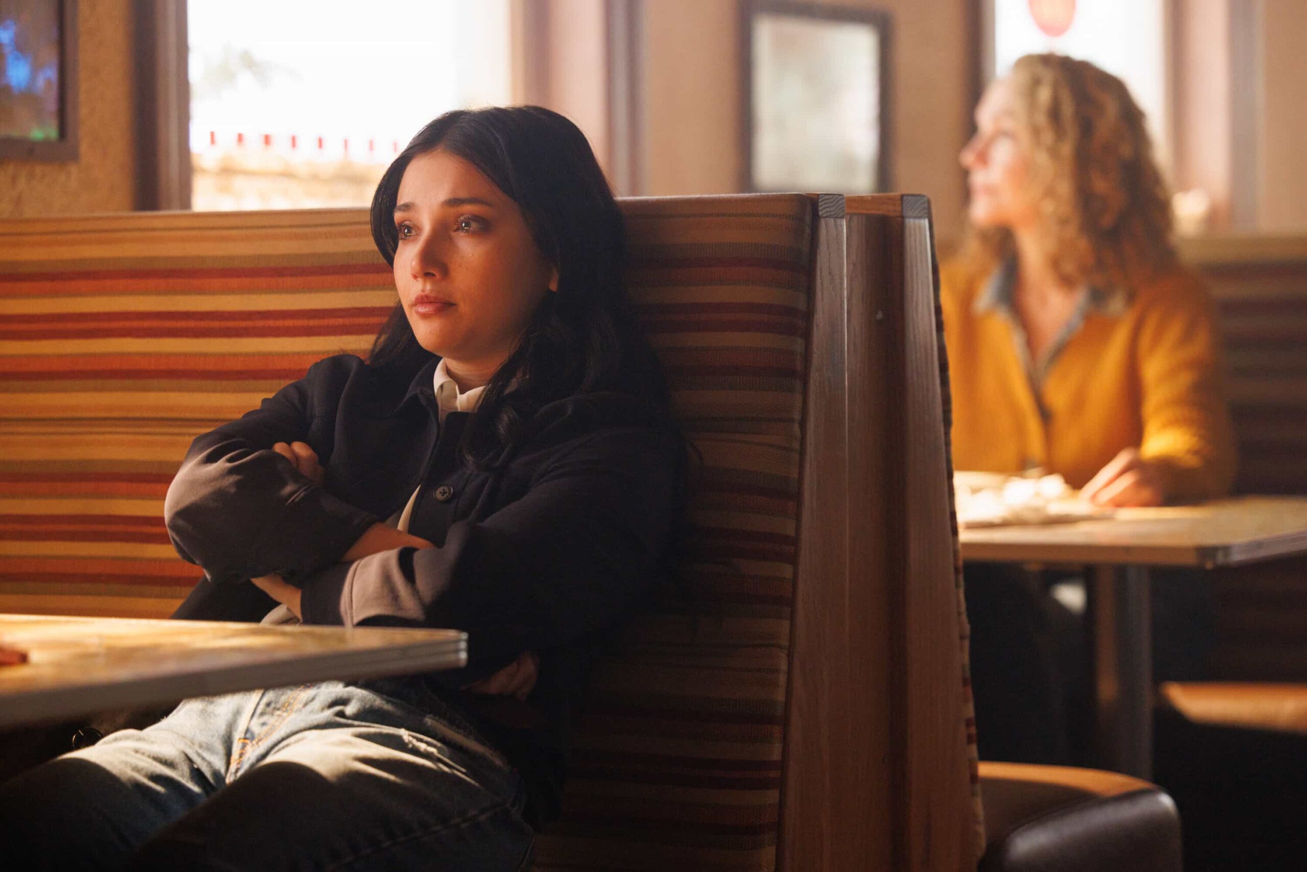 “Compromised” – Sheriff Mickey Fox aids a federal investigation into a high-stakes case involving alleged interstate crime and a web of local land deals. GRAMMY® Award-winner Maren Morris guest stars as Hazel, Skye’s sponsor, on SHERIFF COUNTRY, Friday, May 15 (8:00-9:00 PM, ET/PT) on the CBS Television Network, and streaming on Paramount+ (live and on-demand for Paramount+ Premium plan subscribers, or on-demand for Paramount+.   Pictured: Amanda Arcuri as Skye Fraley. Photo: Darren Goldstein/CBS ©2026 CBS Broadcasting, Inc. All Rights Reserved.