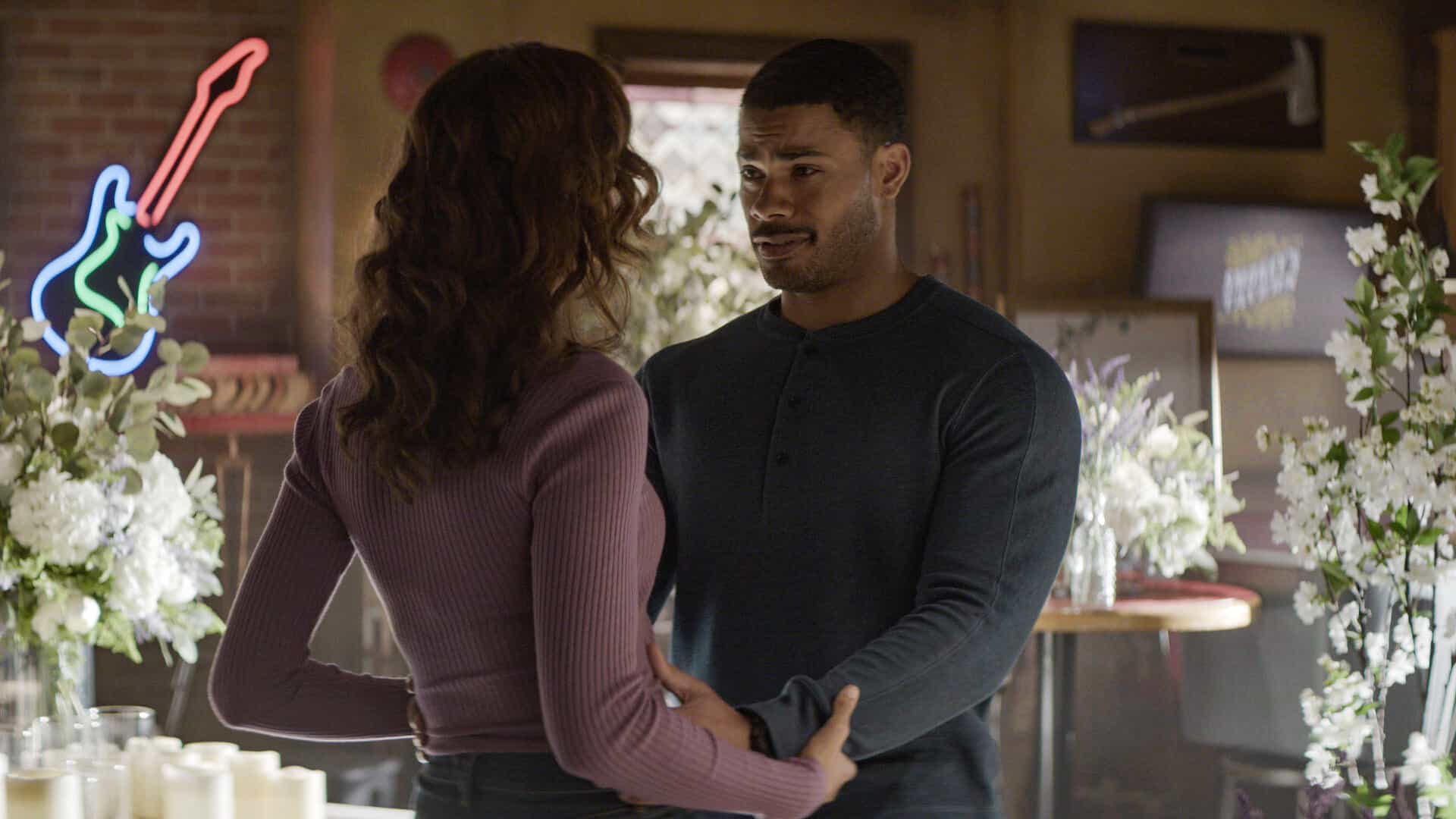 “Rain Check for Tomorrow” -- The CBS Original Series FIRE COUNTRY, scheduled to air on Friday, May 15 (9:00-10:00 PM, ET/PT). Pictured: Jordan Calloway as Jake Crawford. Photo: CBS ©2026 CBS Broadcasting, Inc. All Rights Reserved. Highest quality screengrab available.