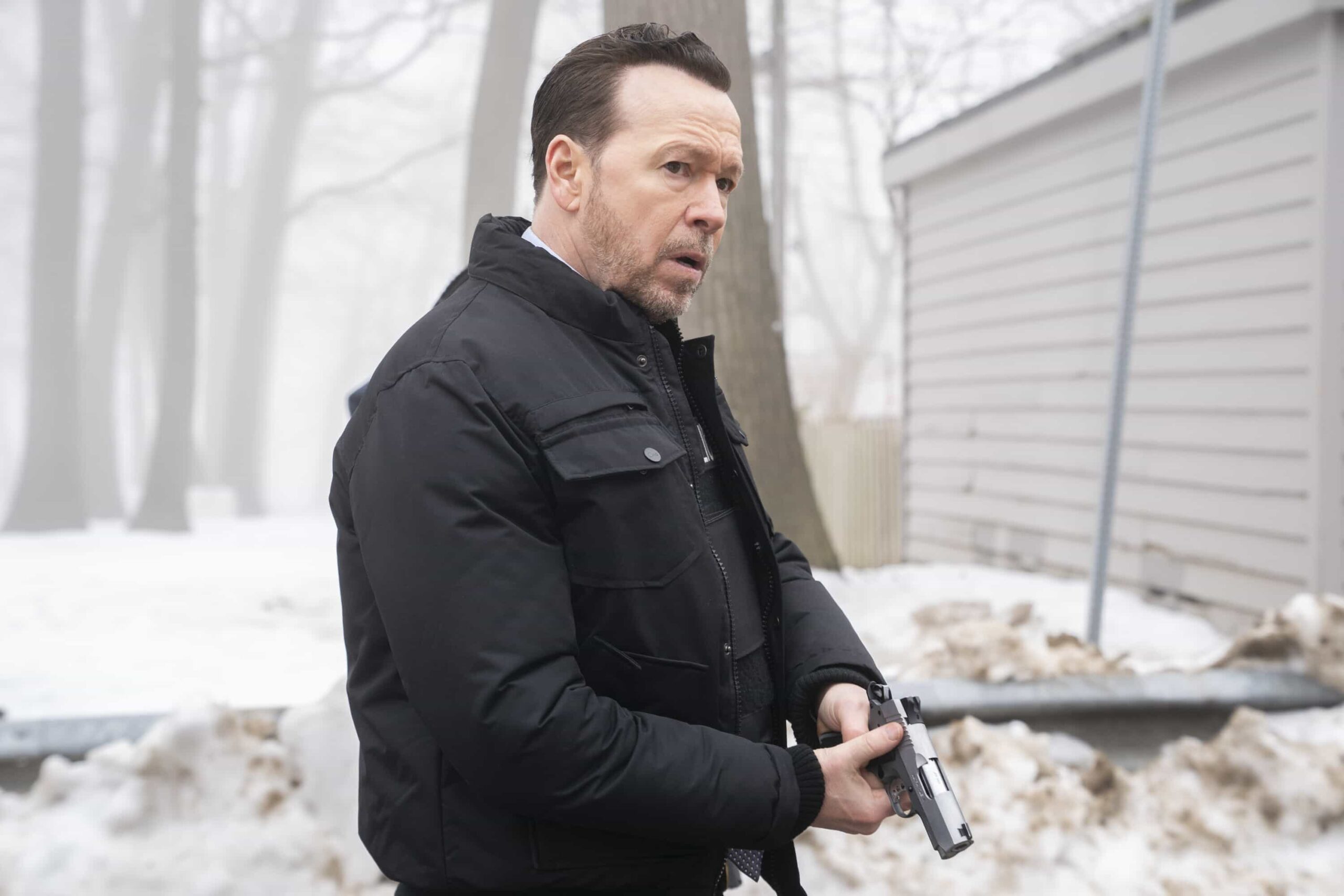 "Chasing Monsters" -- Coverage of the CBS Original Series BOSTON BLUE, scheduled to air on the CBS Television Network. Pictured: Donnie Wahlberg as Danny Reagan. Photo: Ian Watson/CBS ©2026 CBS Broadcasting, Inc. All Rights Reserved.