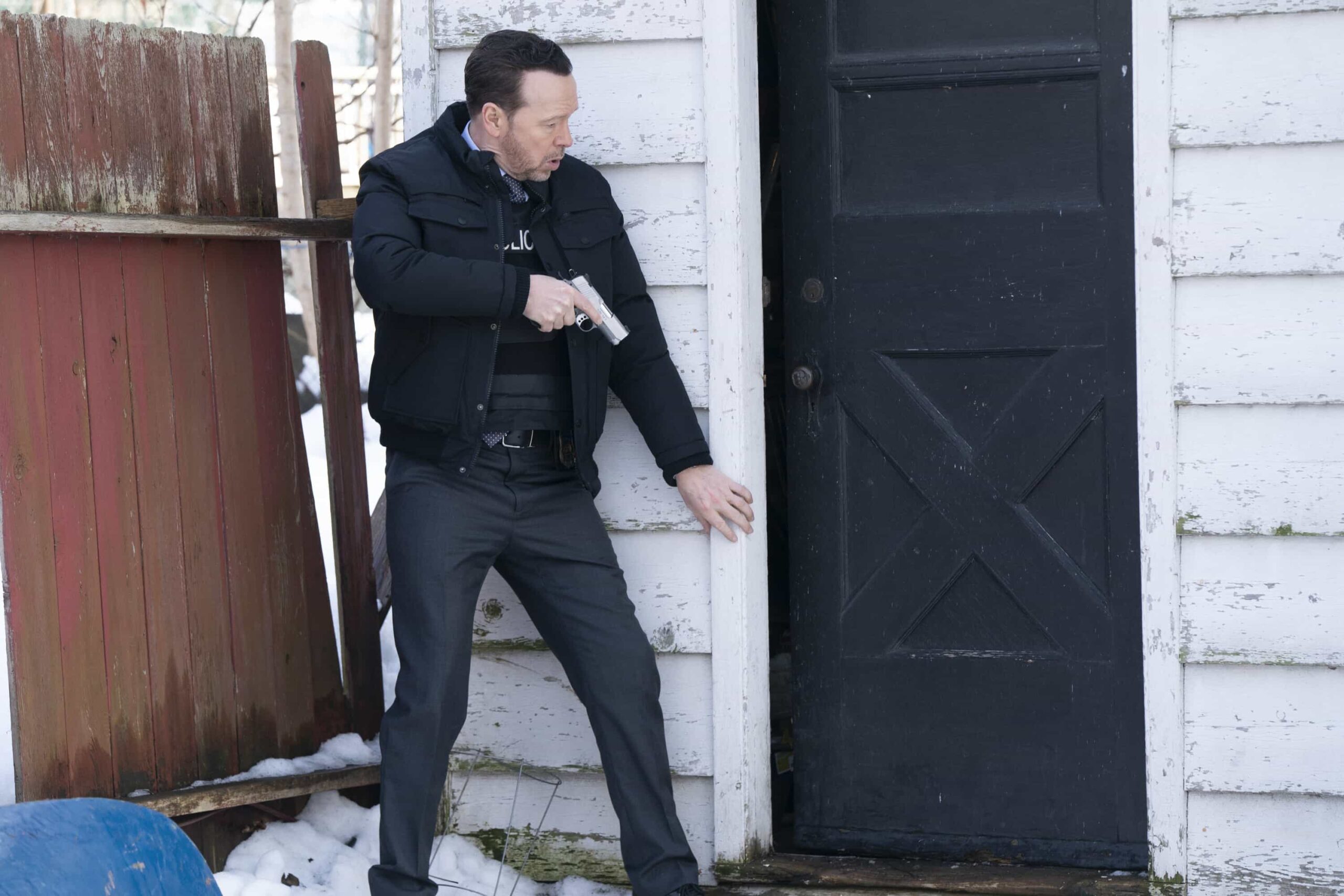"Chasing Monsters" -- Coverage of the CBS Original Series BOSTON BLUE, scheduled to air on the CBS Television Network. Pictured: Donnie Wahlberg as Danny Reagan. Photo: Ian Watson/CBS ©2026 CBS Broadcasting, Inc. All Rights Reserved.