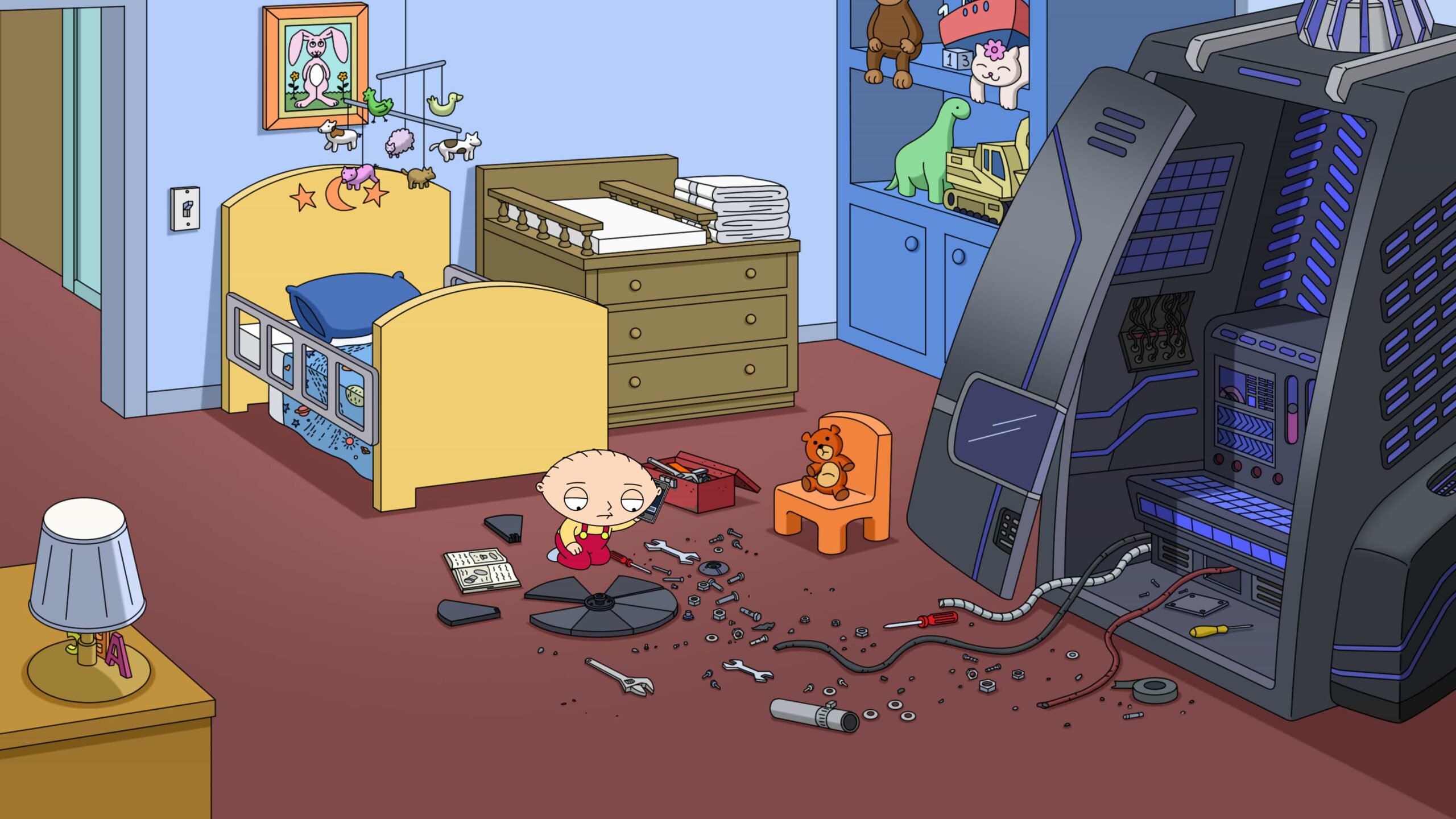 FAMILY GUY: In this three-act parody of prominent historical eras, the Griffins take a humorous look at The French Revolution, the American Civil War, and World War II in the all-new "High School History" season finale episode of Family Guy airing Sunday, May 17 (8:00-8:30 PM ET/PT) on FOX. FAMILY GUY © 2026 by 20th Television