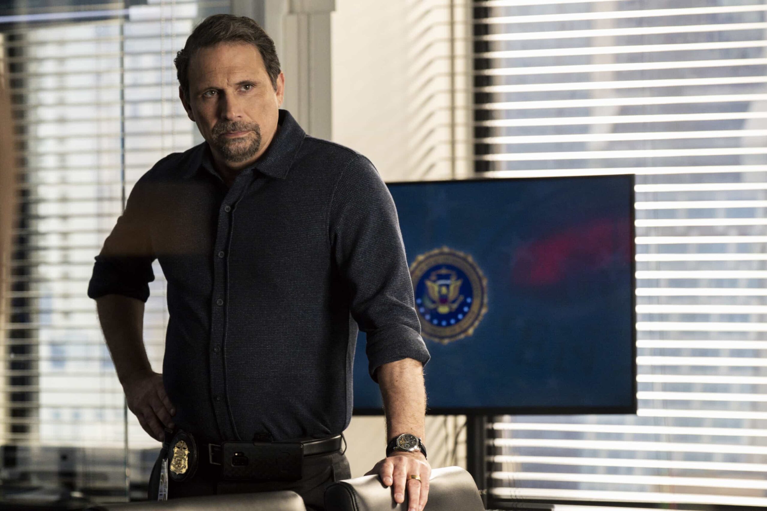 CIA Season 1 Episode 12 Season Finale "Broken Glass" -- CBS Original Series CIA, scheduled to air on Monday, May 18 (9:00-10:00 PM, ET/PT) on the CBS Television Network, and streaming on Paramount+. Pictured: Jeremy Sisto as Assistant Special Agent in Charge Jubal Valentine. Photo: Mark Schafer/CBS ©2026 CBS Broadcasting, Inc. All Rights Reserved.