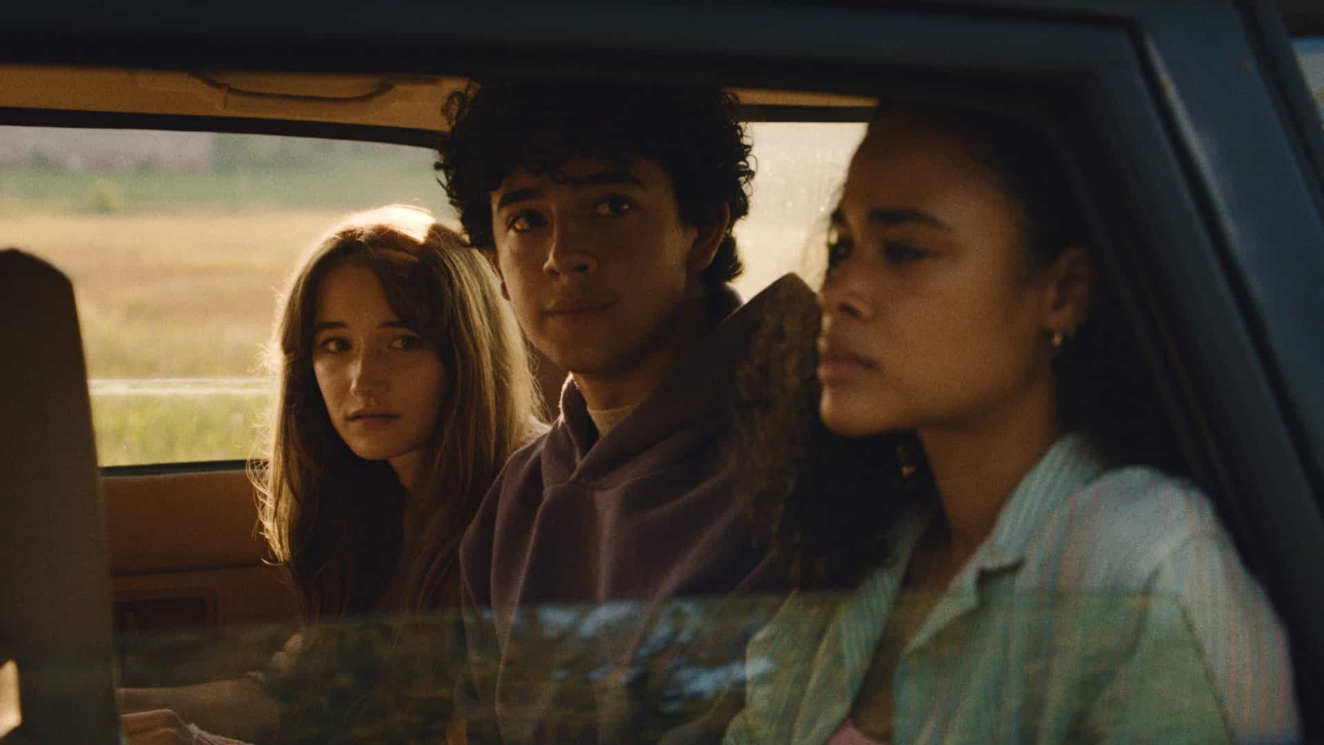 Kylie McNeill and Kingston Rumi Southwick in "Widow’s Bay," now streaming on Apple TV.