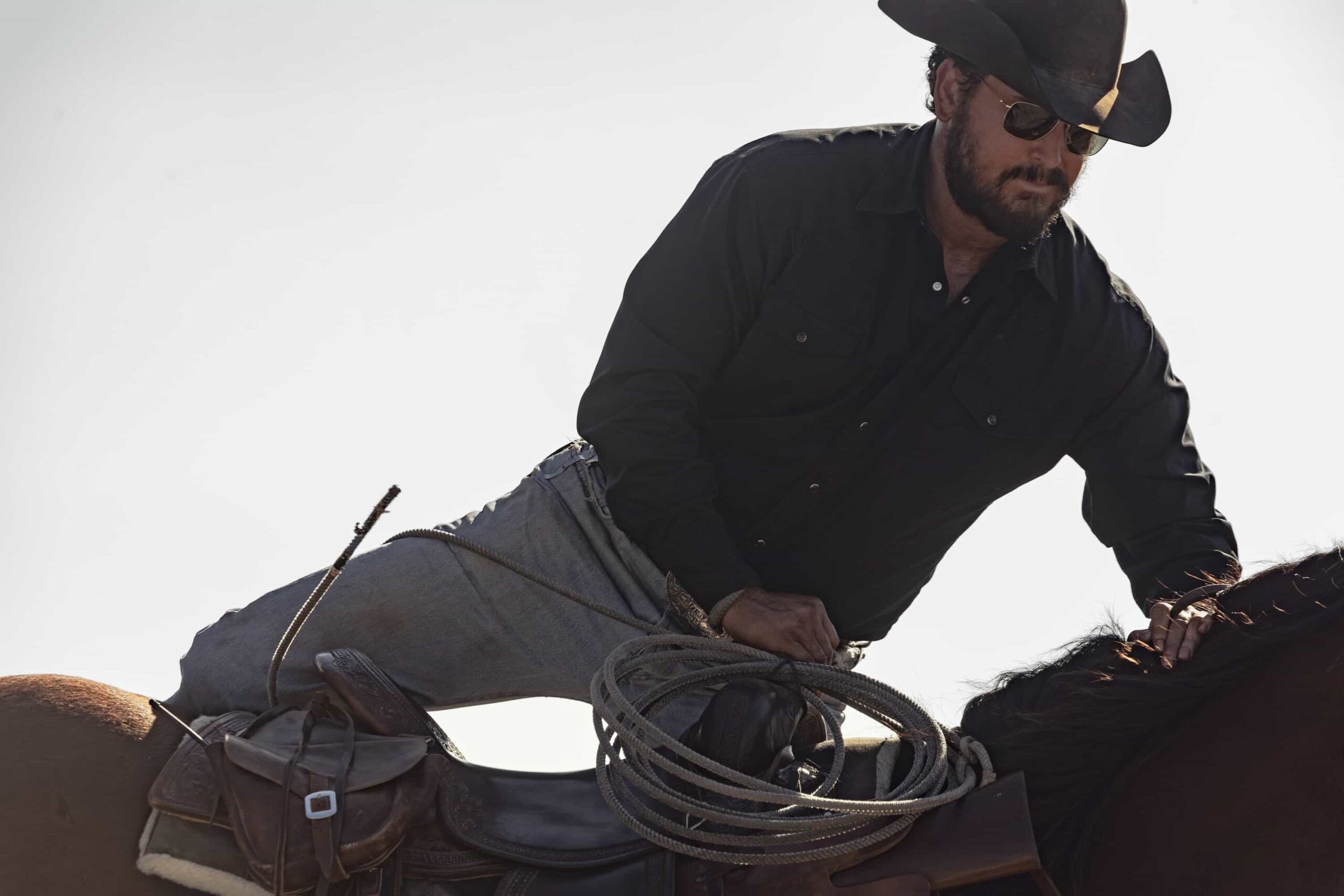 Dutton Ranch Season 1 Episode 3 Cole Hauser as Rip Wheeler in Dutton Ranch, episode 3, season 1, streaming on Paramount+, 2026. Photo Credit: Emerson Miller/Paramount+.