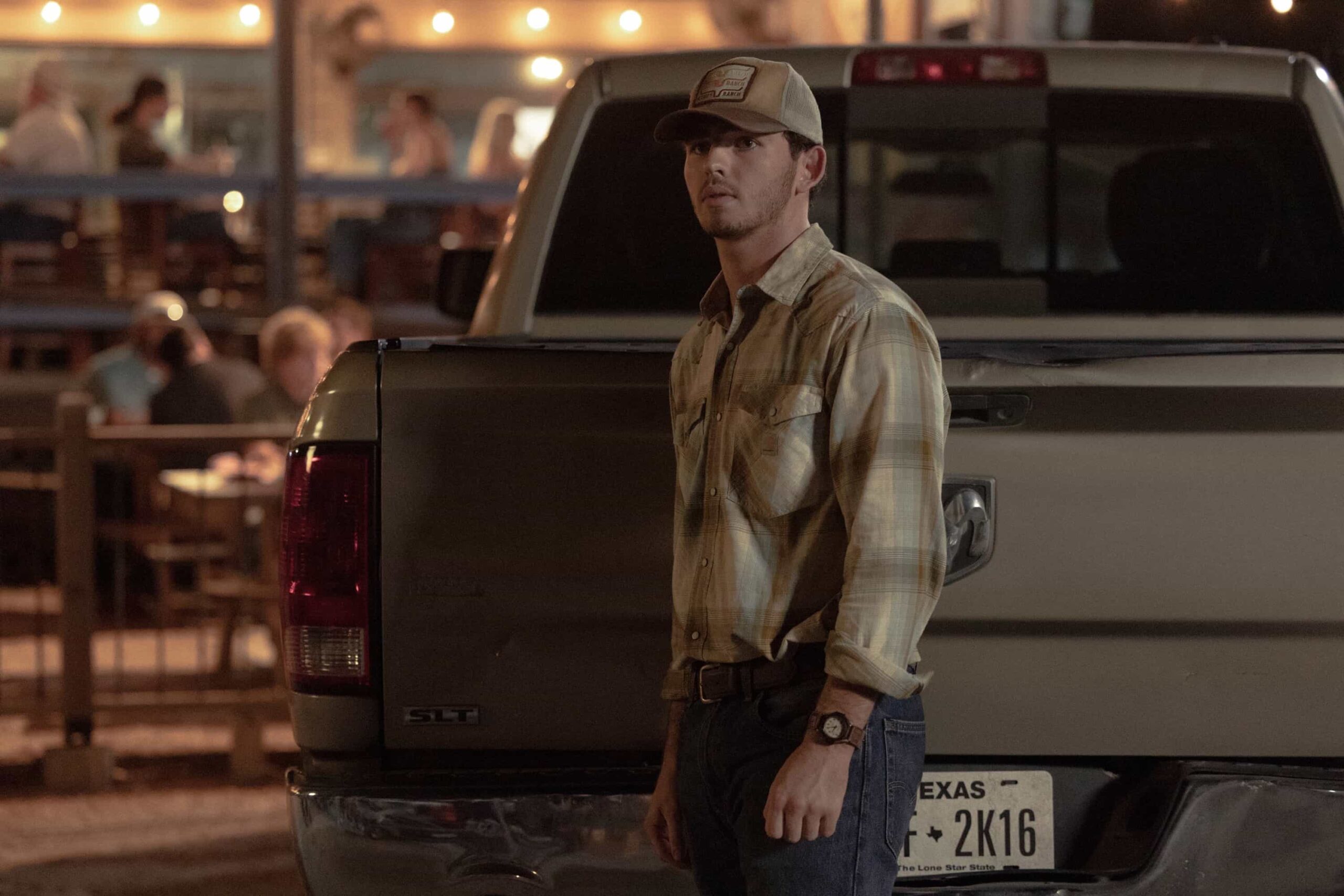 Finn Little as Carter in Dutton Ranch, episode 3, season 1, streaming on Paramount+, 2026. Photo Credit: Lauren “Lo” Smith/Paramount+.