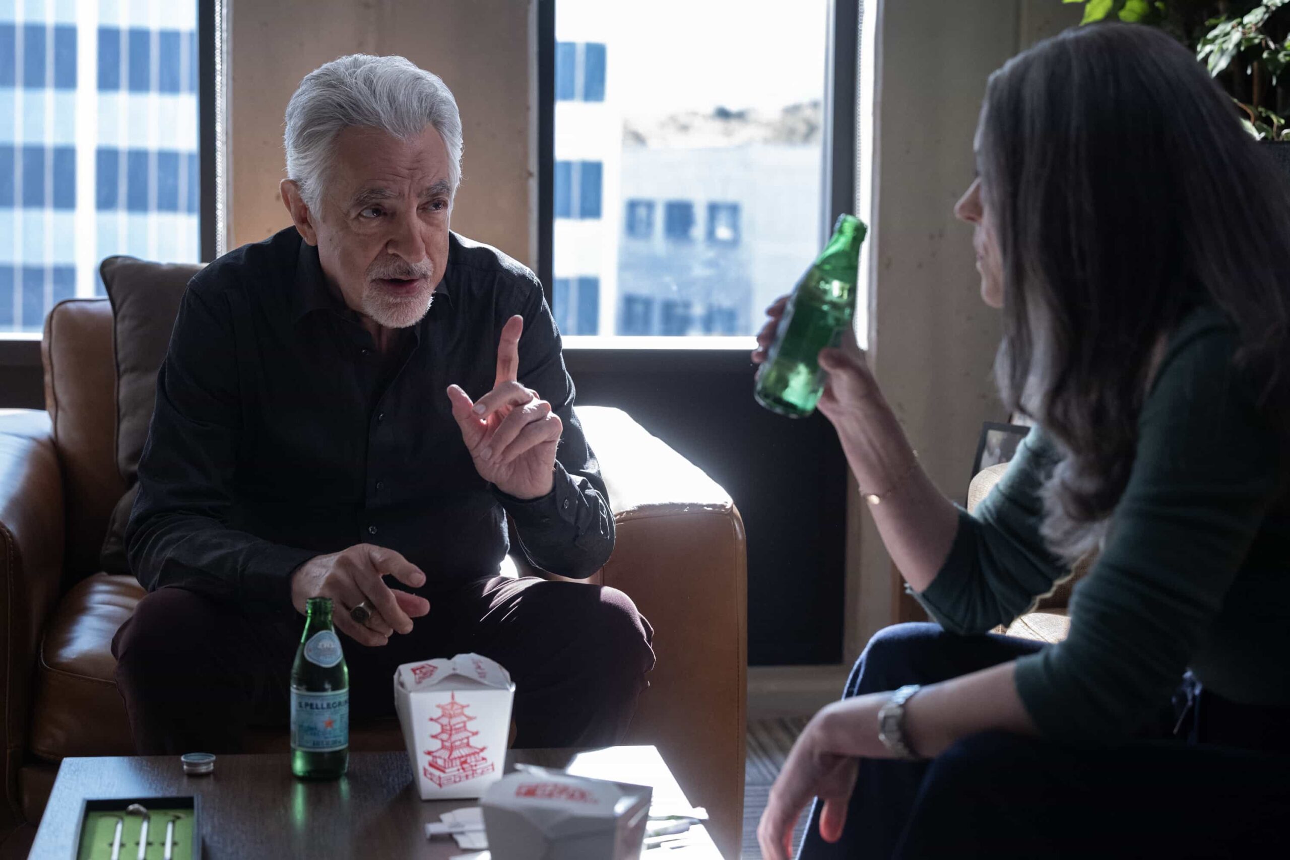 Joe Mantegna as David Rossi and Paget Brewster as Emily Prentiss in Criminal Minds: Evolution, episode 1, season 19 streaming on Paramount+, 2026. Photo Credit: Trae Patton/Paramount+