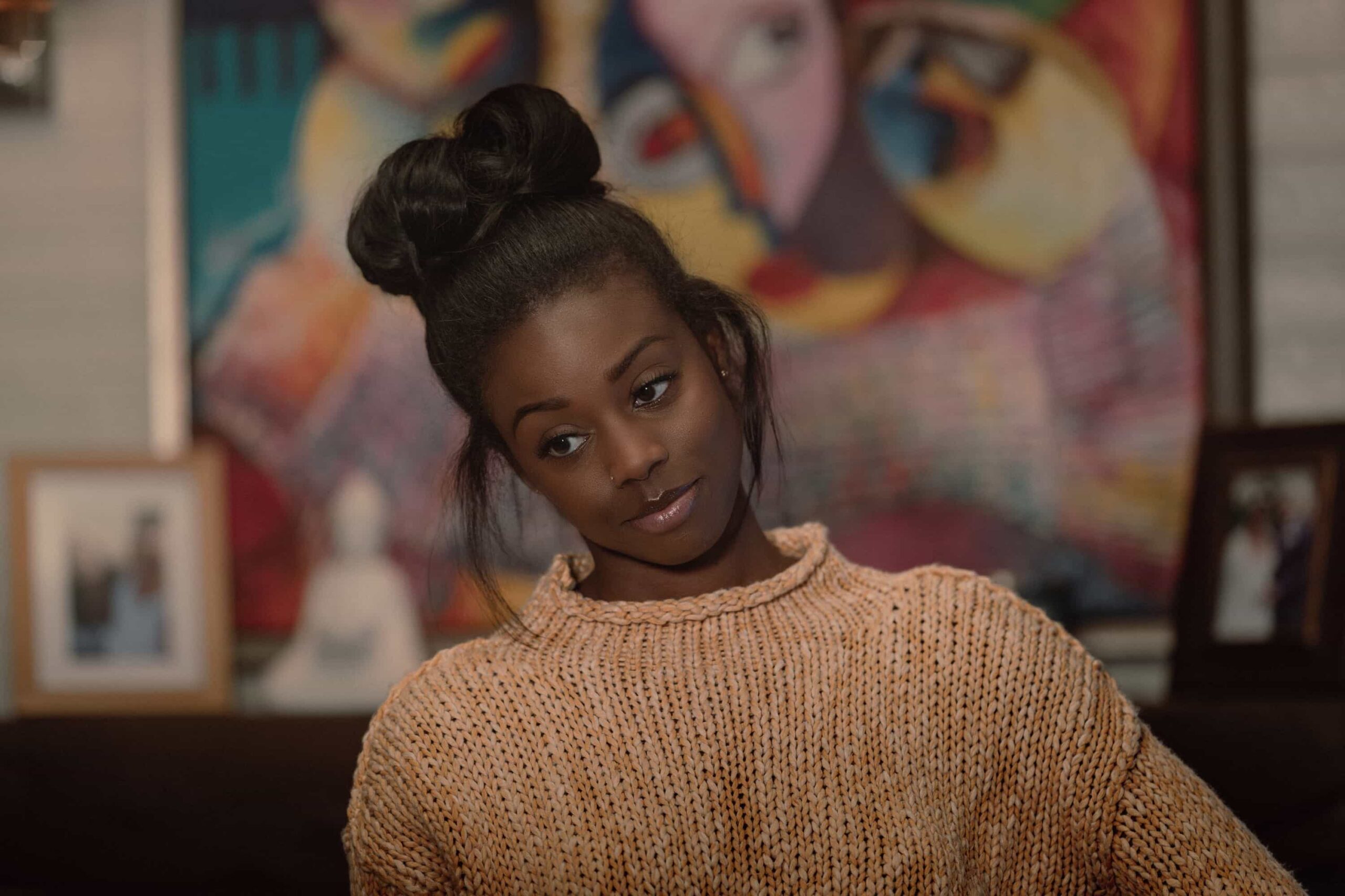 Birgundi Baker as Kiesha in The Chi, episode 1, season 8, streaming on Paramount+, 2026. Photo Credit: Sandy Morris/Paramount+.