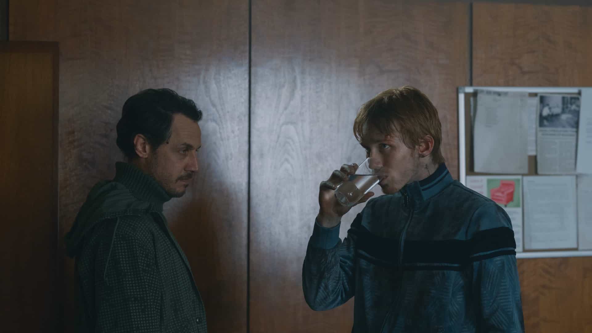 Dustin Demri-Burns and Luther Ford in "Criminal Record," now streaming on Apple TV.