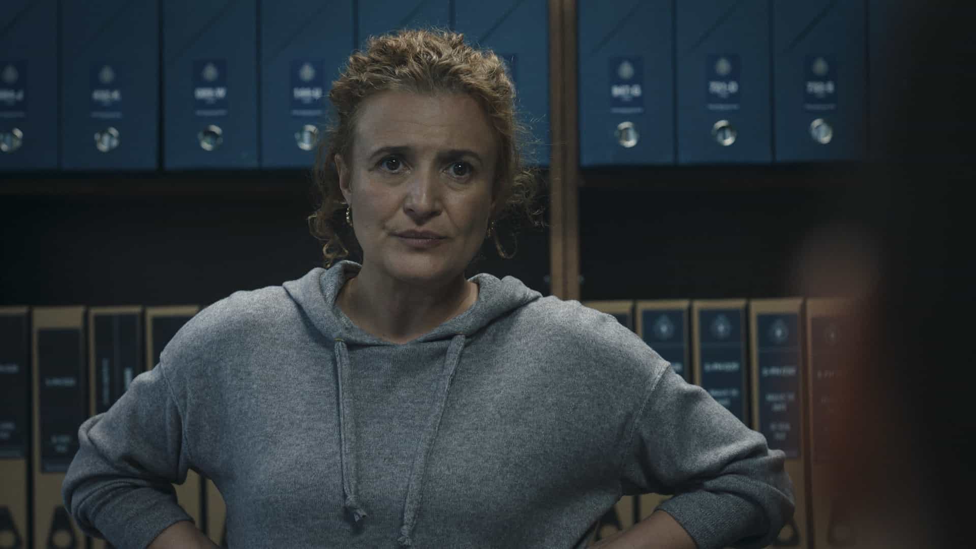 Lyndsey Marshal in "Criminal Record," now streaming on Apple TV.