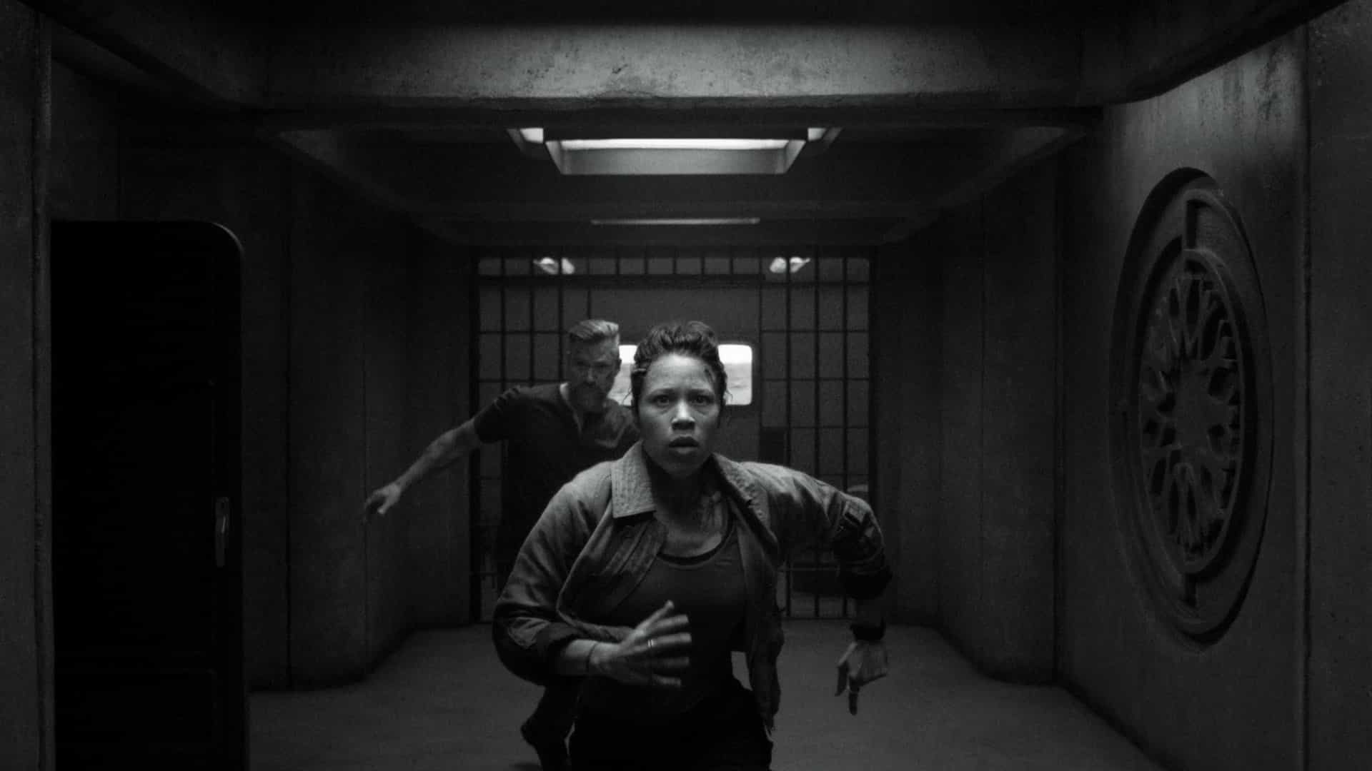 Remmie Milner and Shane McRae in "Silo," premiering July 3, 2026 on Apple TV.