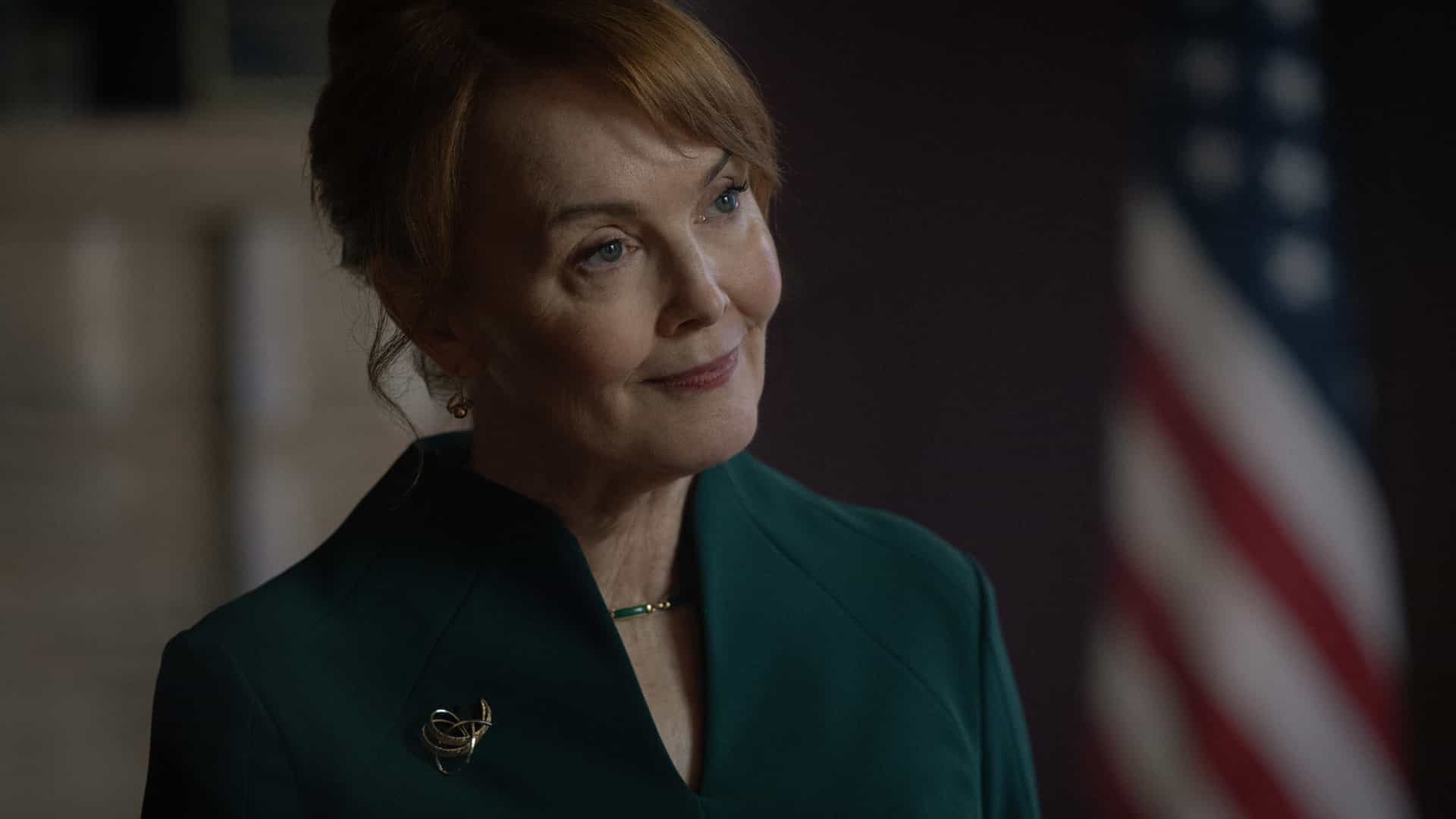 Laura Innes in "Silo," premiering July 3, 2026 on Apple TV.