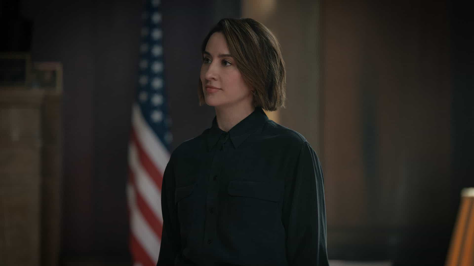Morven Christie in "Silo," premiering July 3, 2026 on Apple TV.