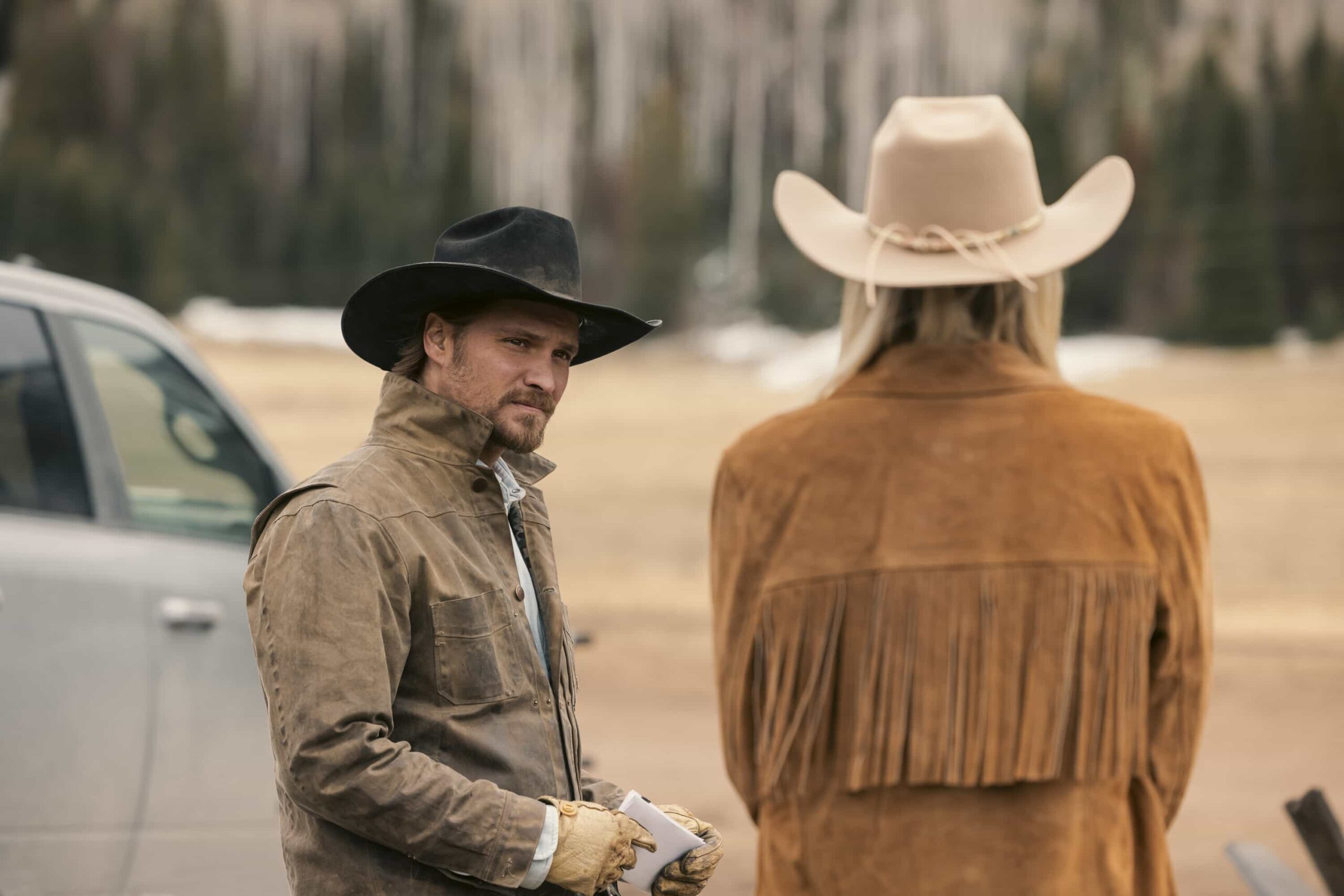 Marshals Season 1 Episode 13 "Wolves at the Door" Season Finale  -- CBS Original Series MARSHALS, scheduled to air on Sunday, May 24 (8:00-9:00 PM, ET/PT).  Pictured: Luke Grimes as Kayce Dutton. Photo: Fred Hayes/CBS ©2025 CBS Broadcasting, Inc. All Rights Reserved.