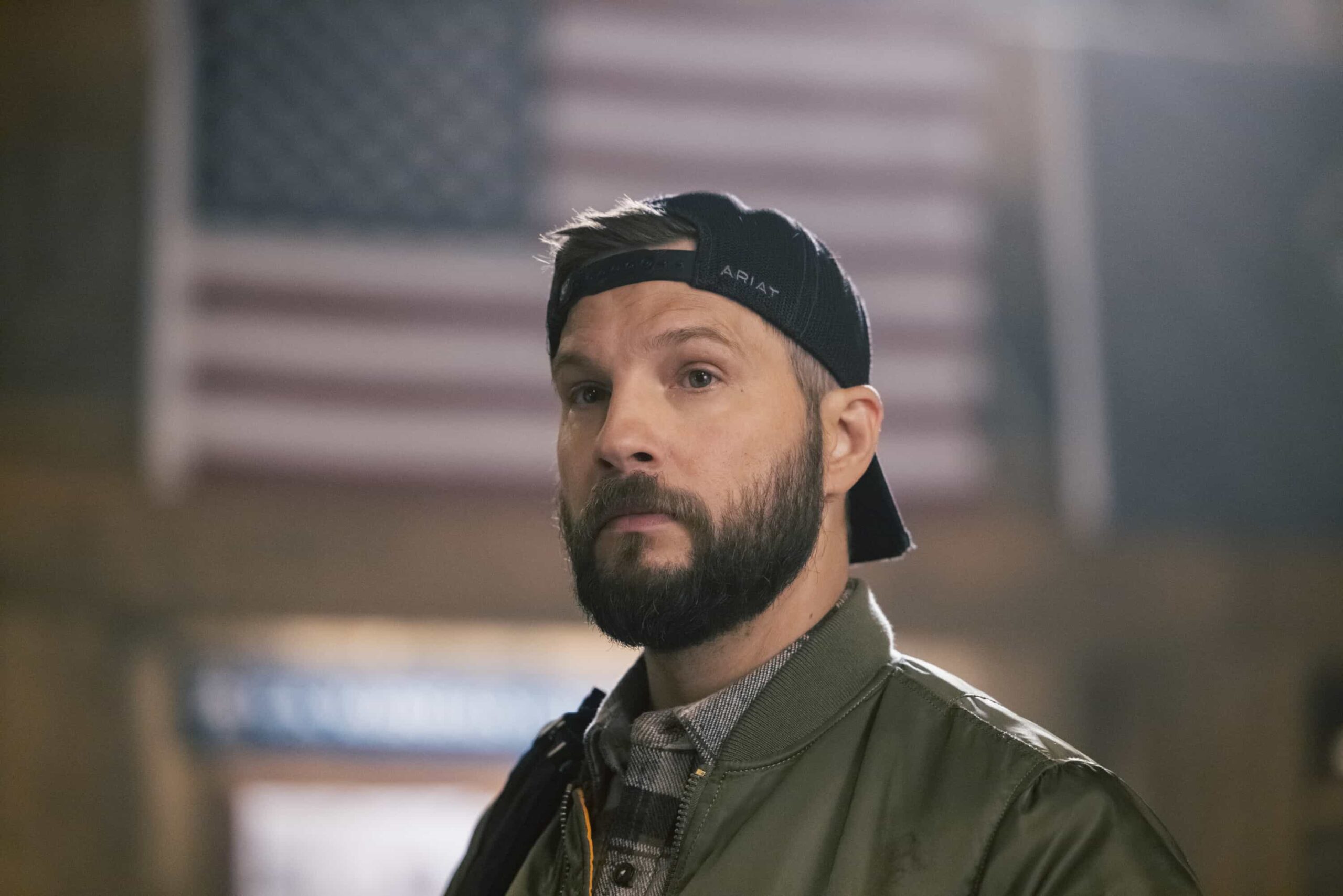 Marshals Season 1 Episode 13 "Wolves at the Door" Season Finale  -- CBS Original Series MARSHALS, scheduled to air on Sunday, May 24 (8:00-9:00 PM, ET/PT).  Pictured: Logan Marshall-Green as Pete Calvin. Photo: Fred Hayes/CBS ©2025 CBS Broadcasting, Inc. All Rights Reserved.