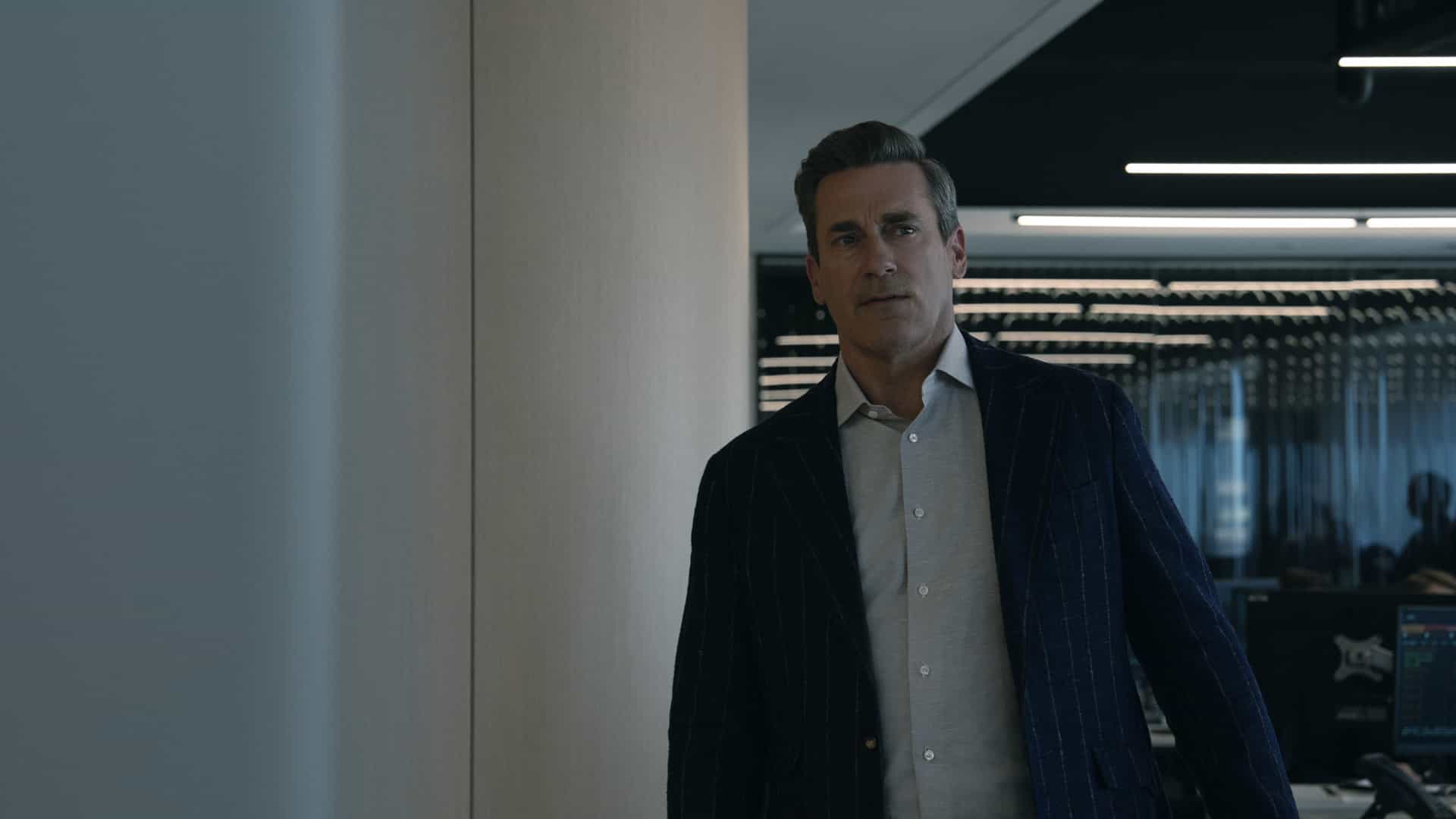 YOUR FRIENDS & NEIGHBORS Season 2 Episode 9 “Propaganda from the Cowardly” Jon Hamm in "Your Friends & Neighbors," now streaming on Apple TV.