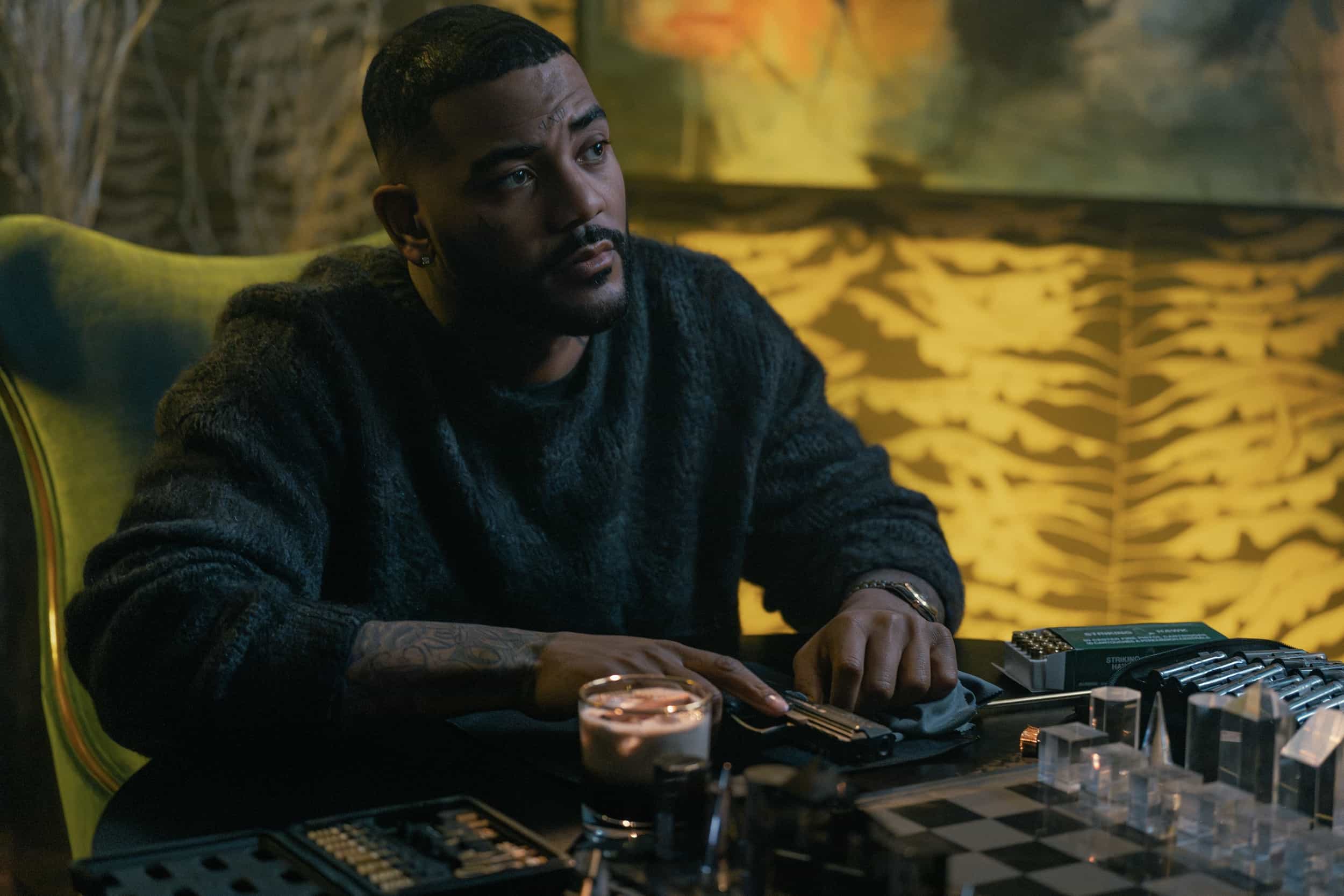 Cortez Smith as Nuck in The Chi, episode 2, season 8, streaming on Paramount+, 2026. Photo Credit: Sandy Morris/Paramount+.
