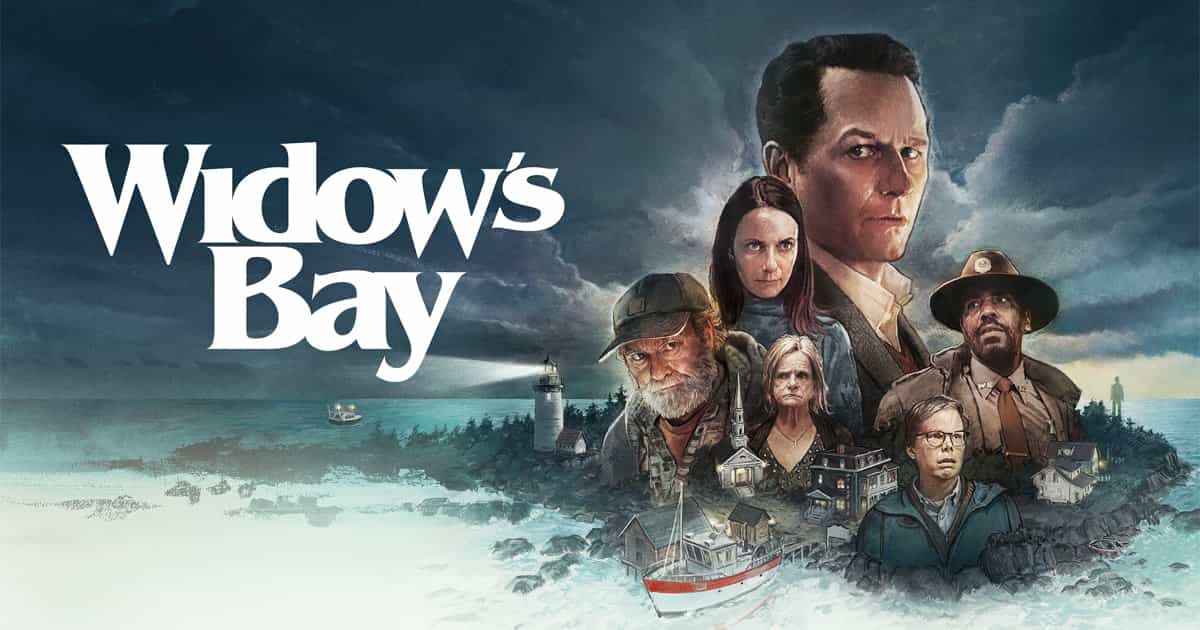 Widow's Bay Logo Apple TV Series